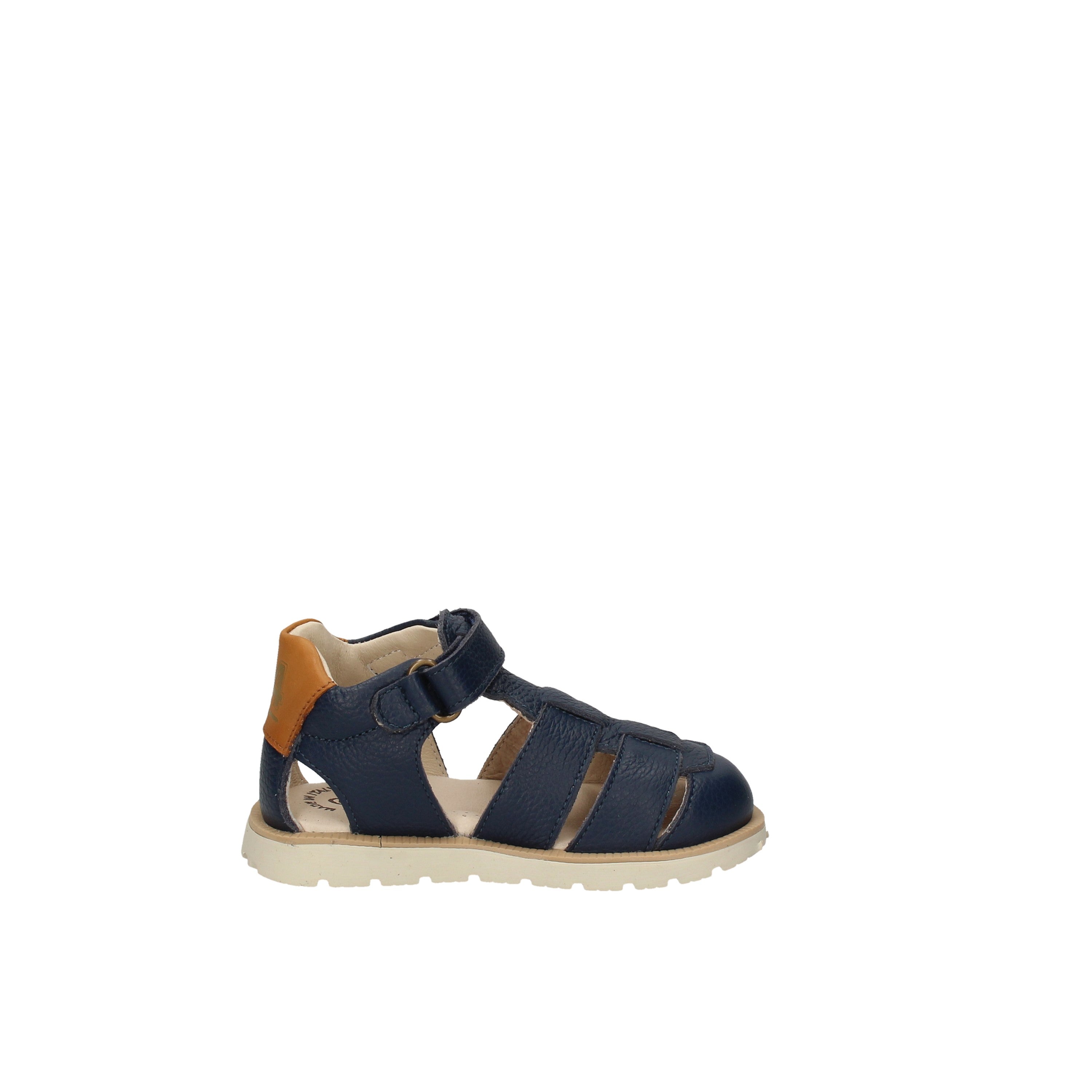 balducci sandali modello ragnetto semi chiuso blu cit3552