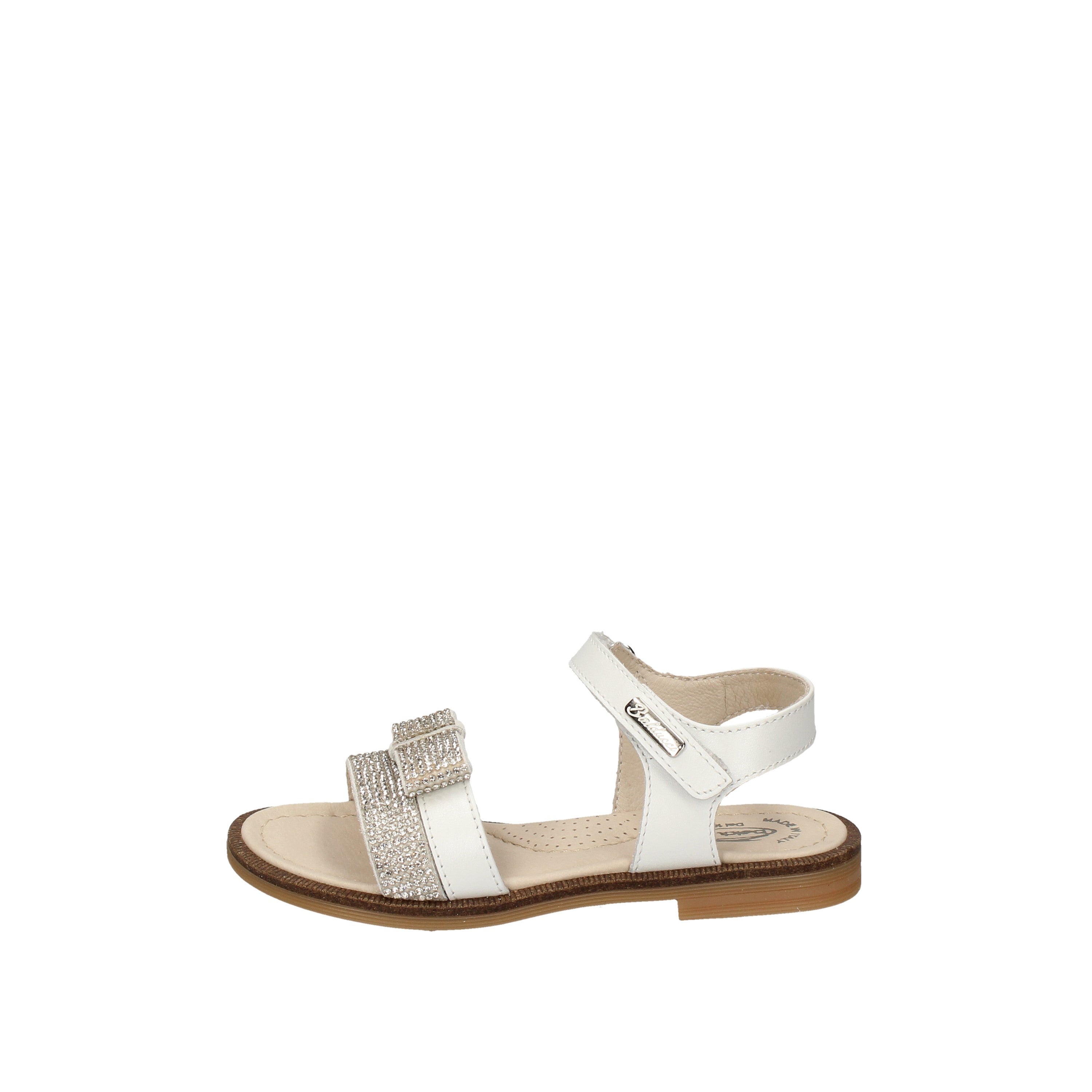 balducci sandali modello con fiocchetto di strass argento gull1682