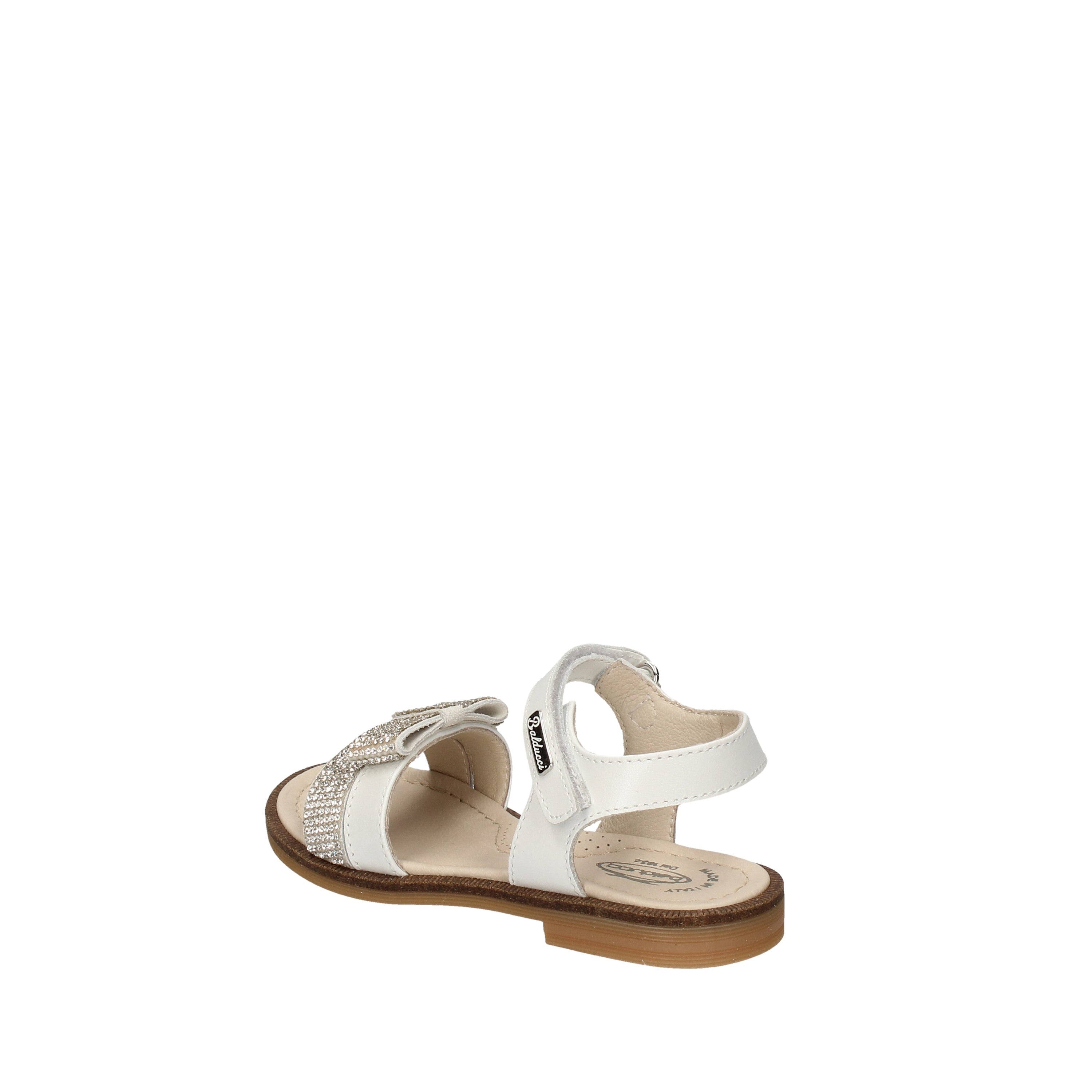 balducci sandali modello con fiocchetto di strass argento gull1682