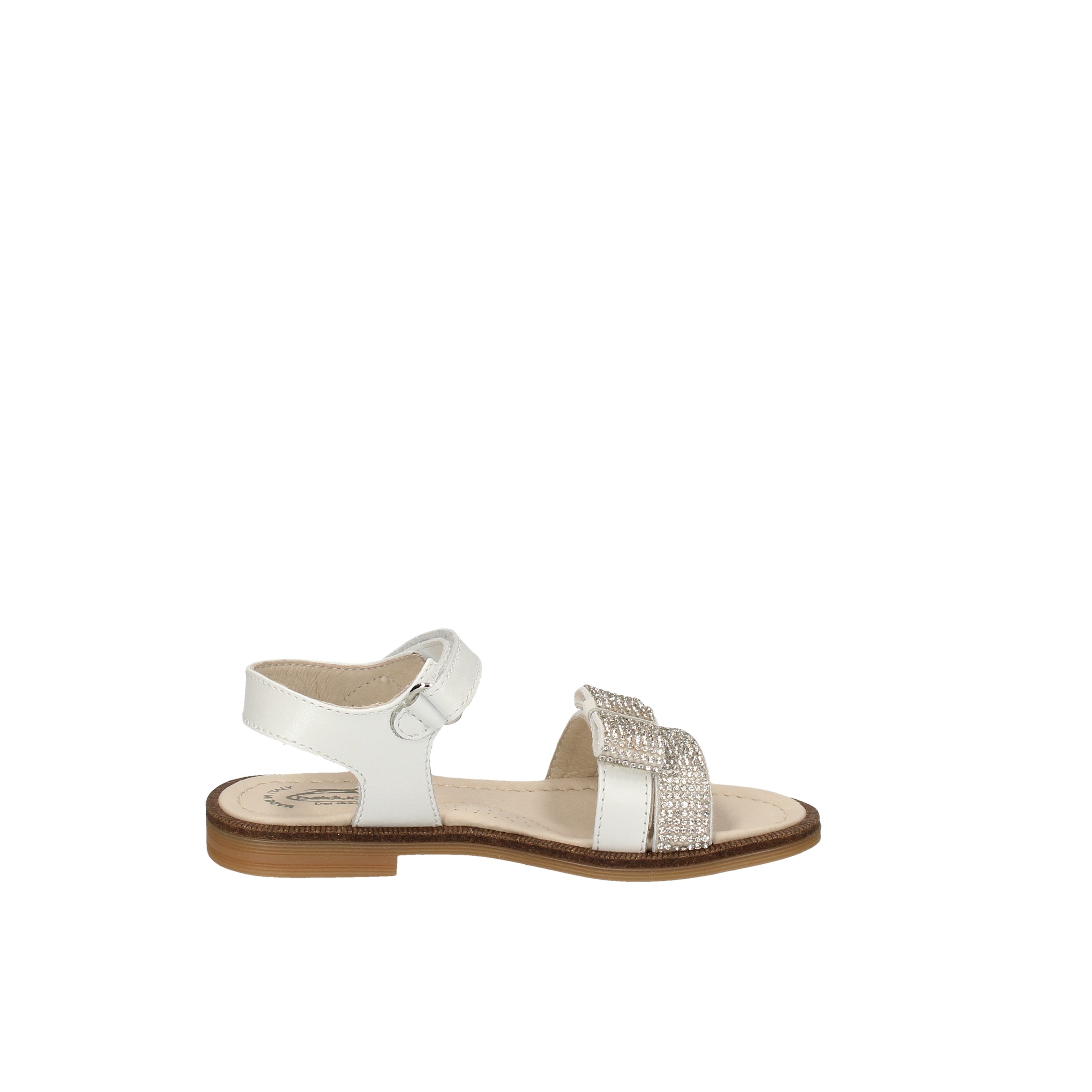 balducci sandali modello con fiocchetto di strass argento gull1682