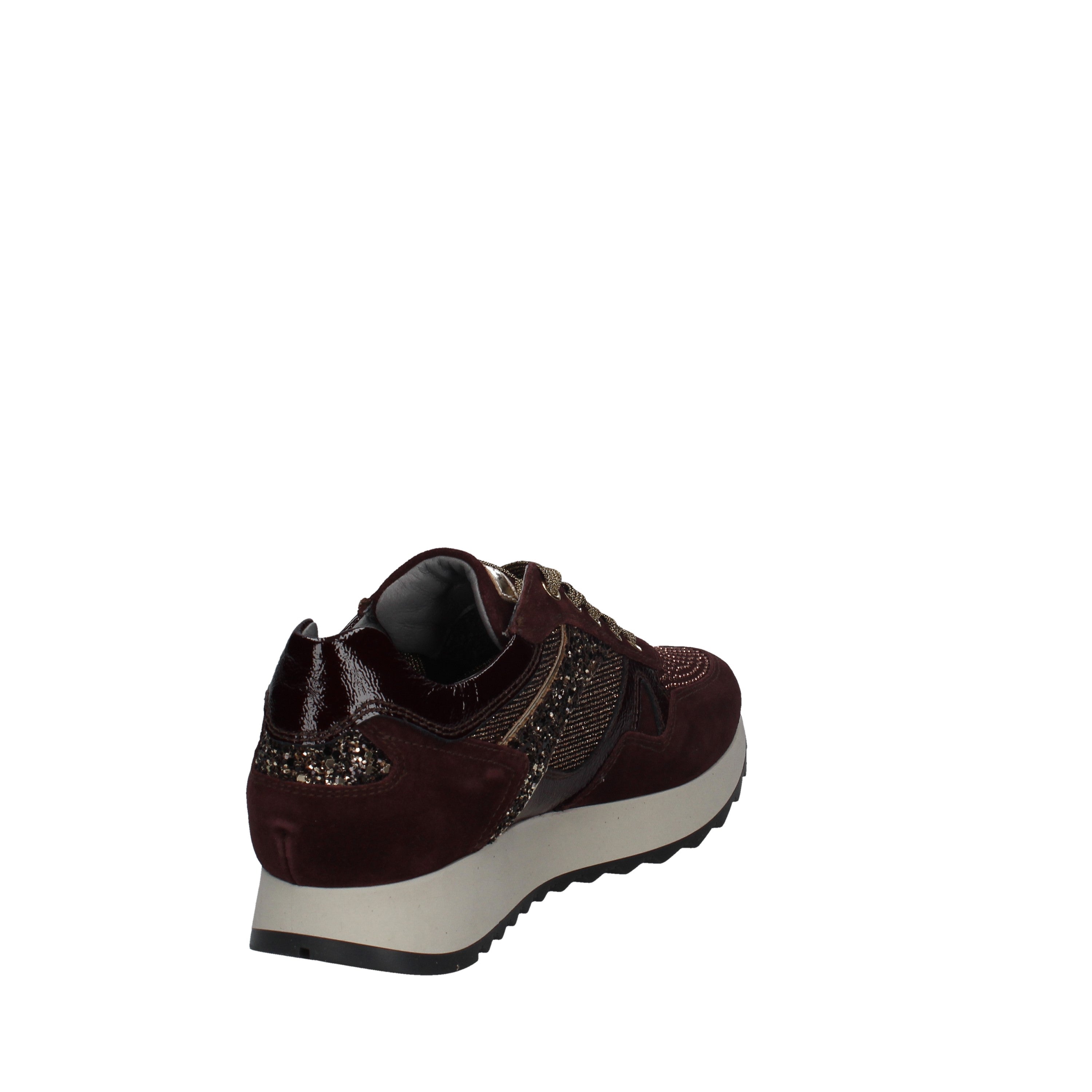 nero giardini sneakers modello velour melanzana naplack bordo' t.burt cipria i013191d
