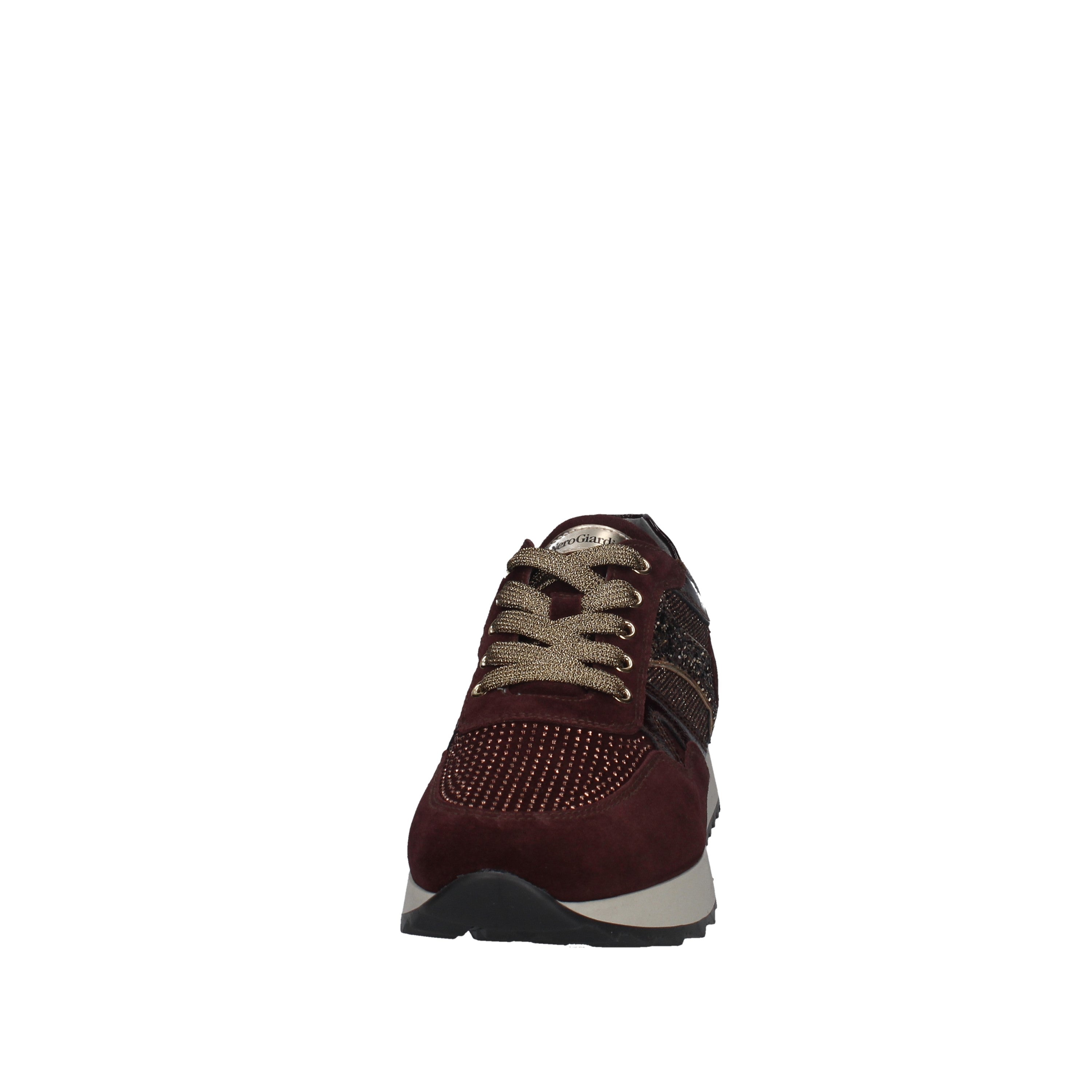 nero giardini sneakers modello velour melanzana naplack bordo' t.burt cipria i013191d