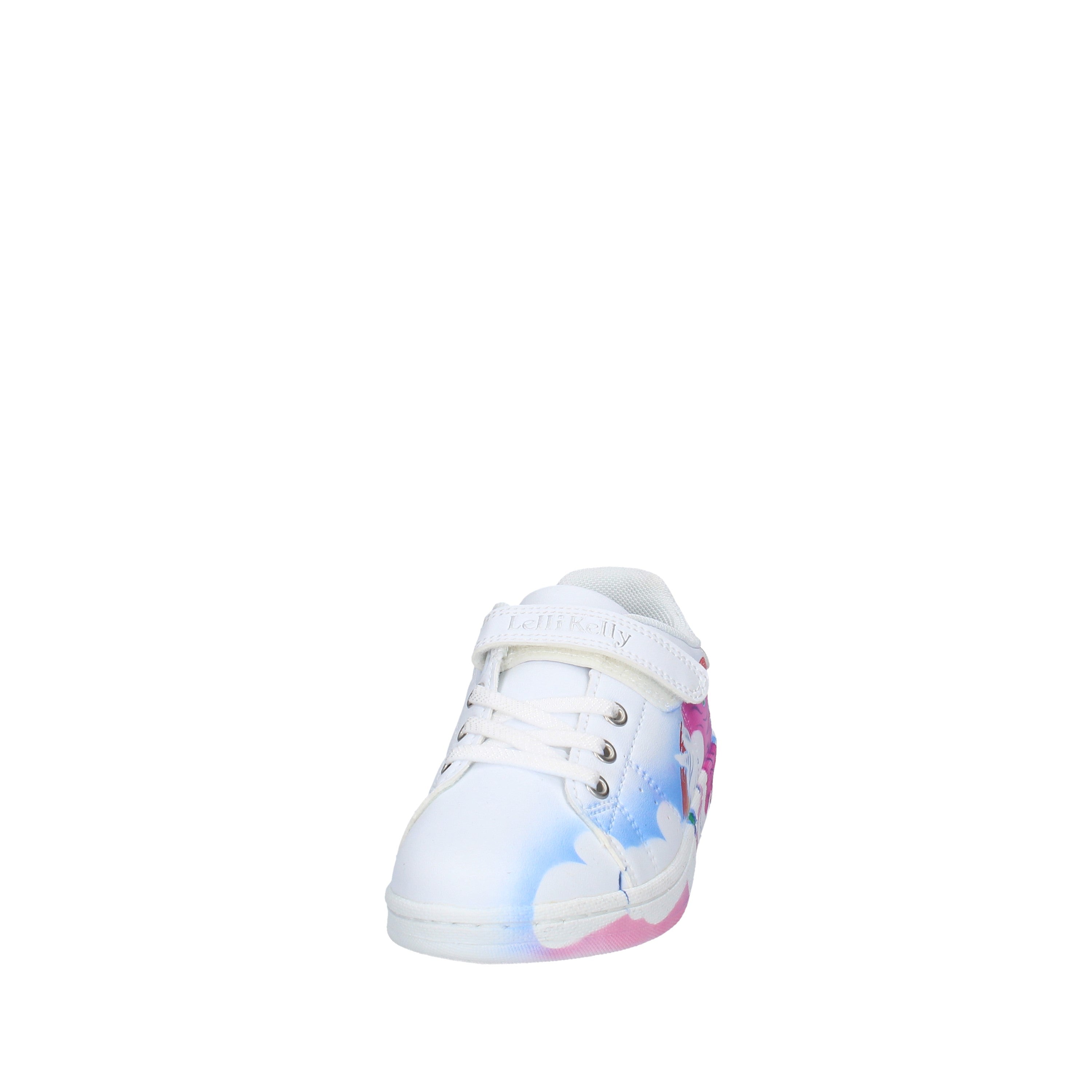 lelli kelly sneakers modello anna bianco multicolor con fantasia laterale lk 5898