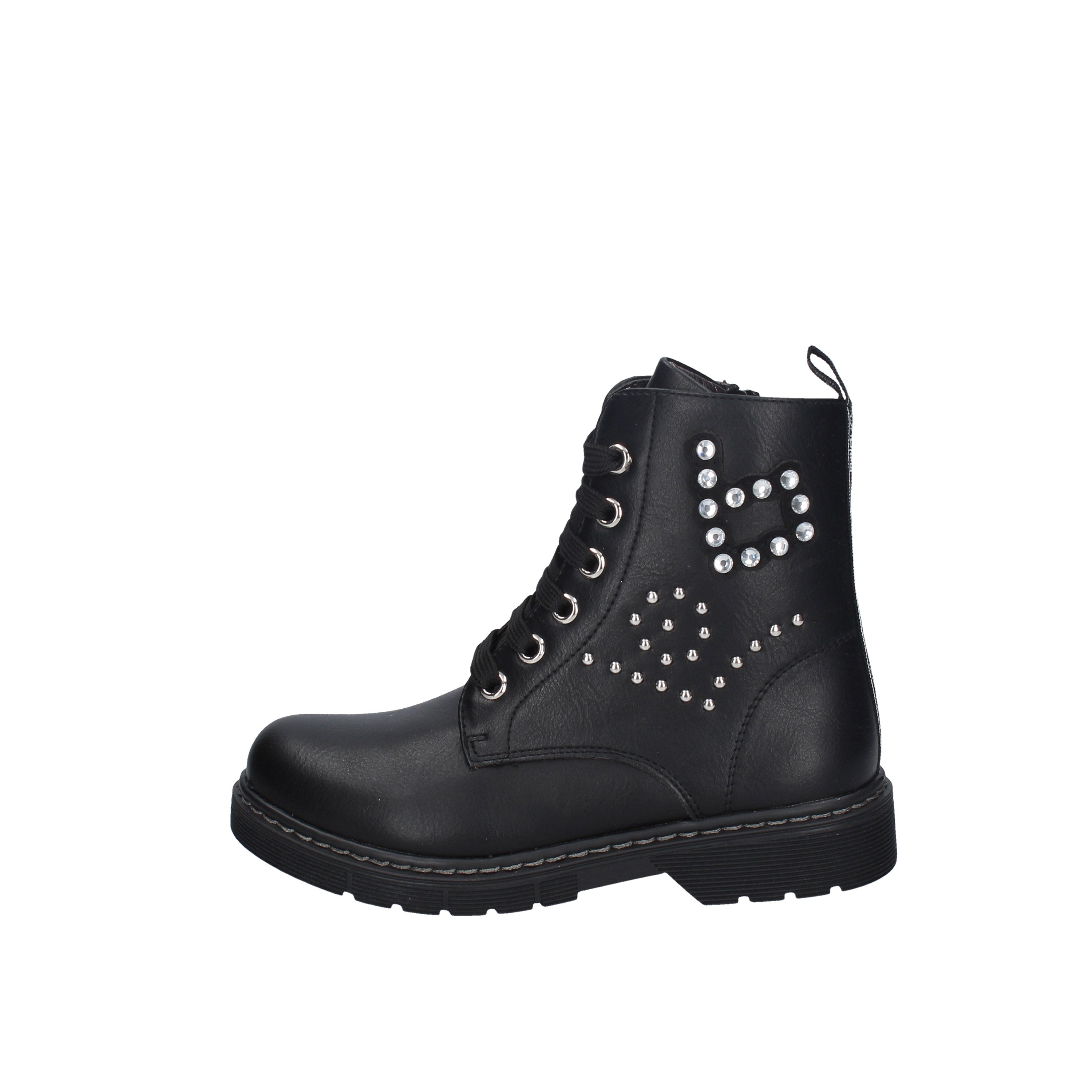 balducci anfibio modello black con borchiette luminose bs1684