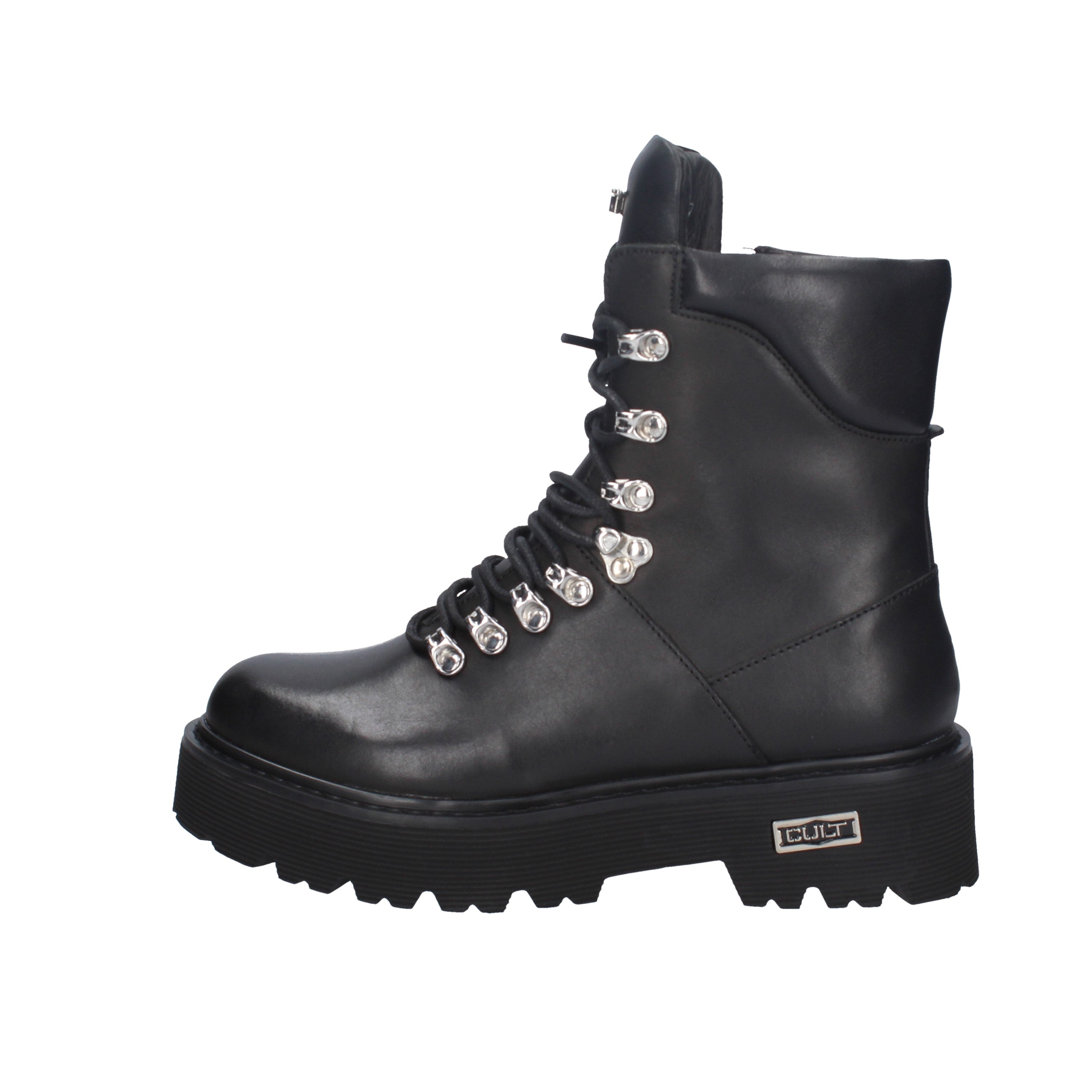 cult anfibio modello slash 3198 mid w leather black clw319802