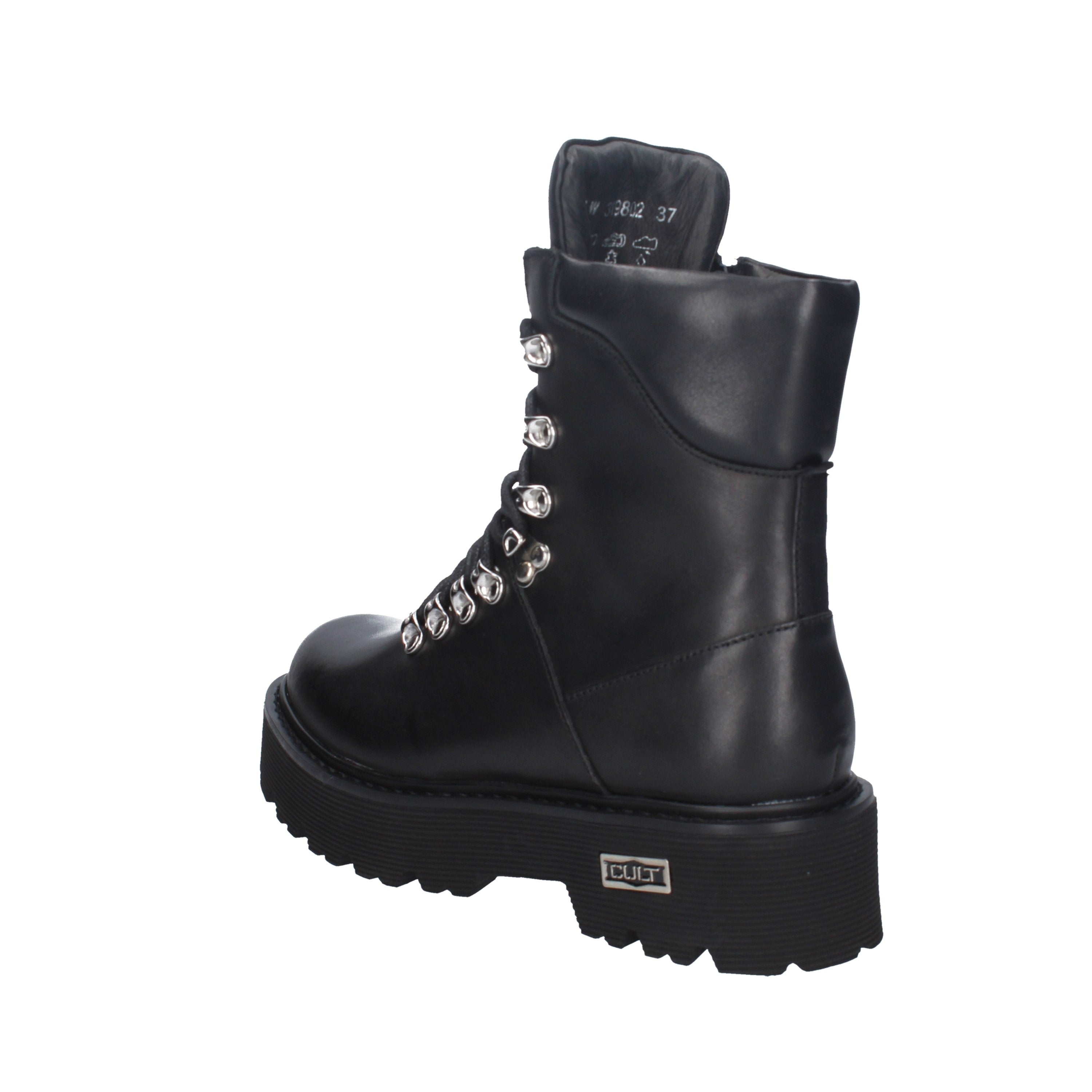 cult anfibio modello slash 3198 mid w leather black clw319802