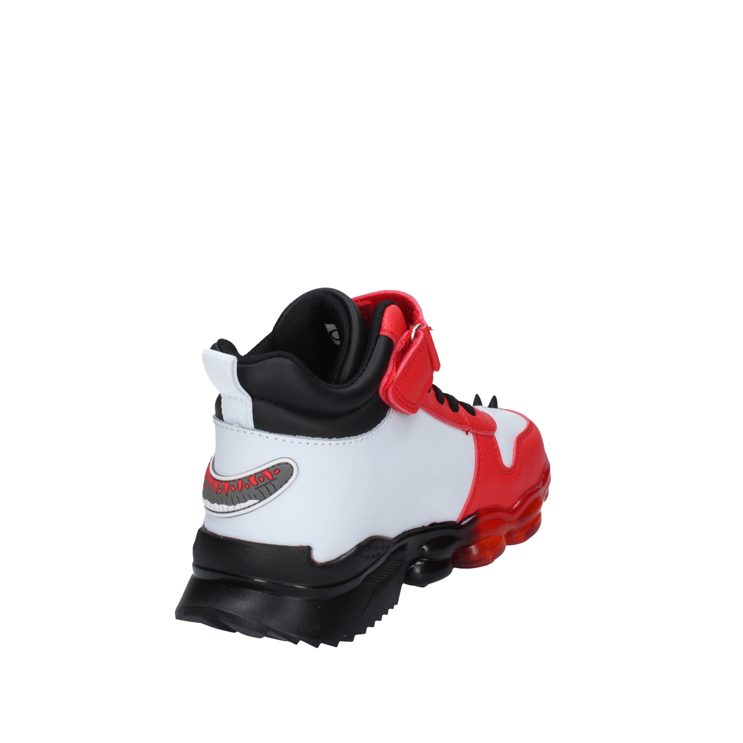 bull boys sneakers modello t-rex white/red dnal2201