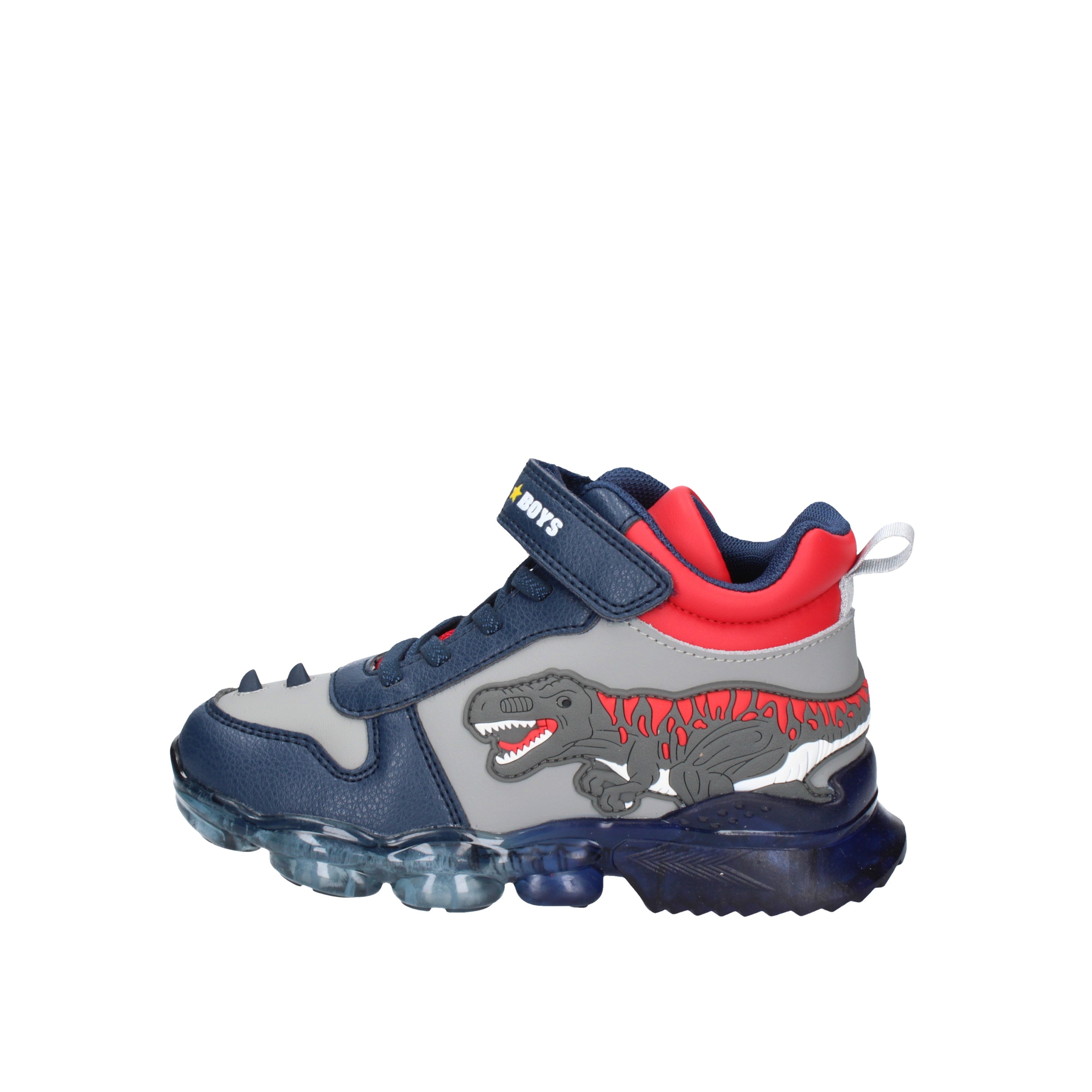 bull boys sneakers modello t-rex grey/blu dnal2201