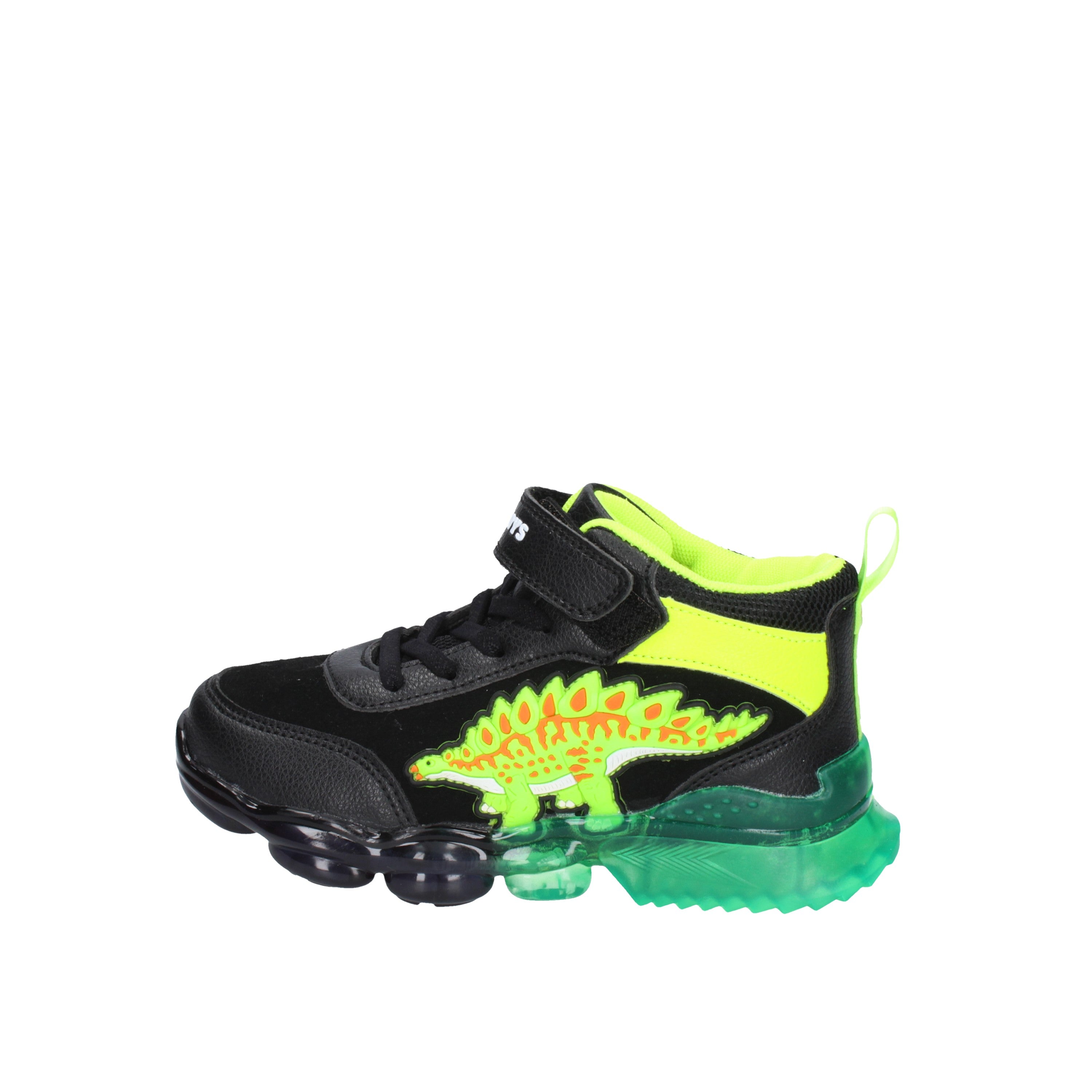 bull boys sneakers modello stegosauro black/suede dnal2202