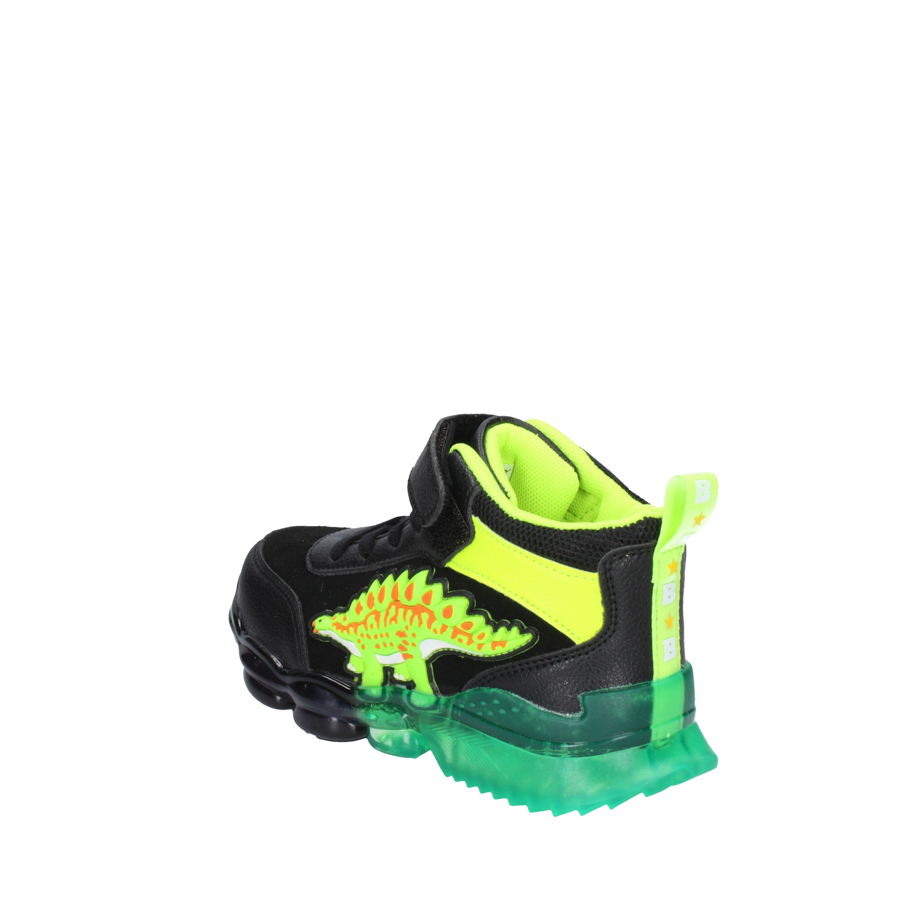 bull boys sneakers modello stegosauro black/suede dnal2202