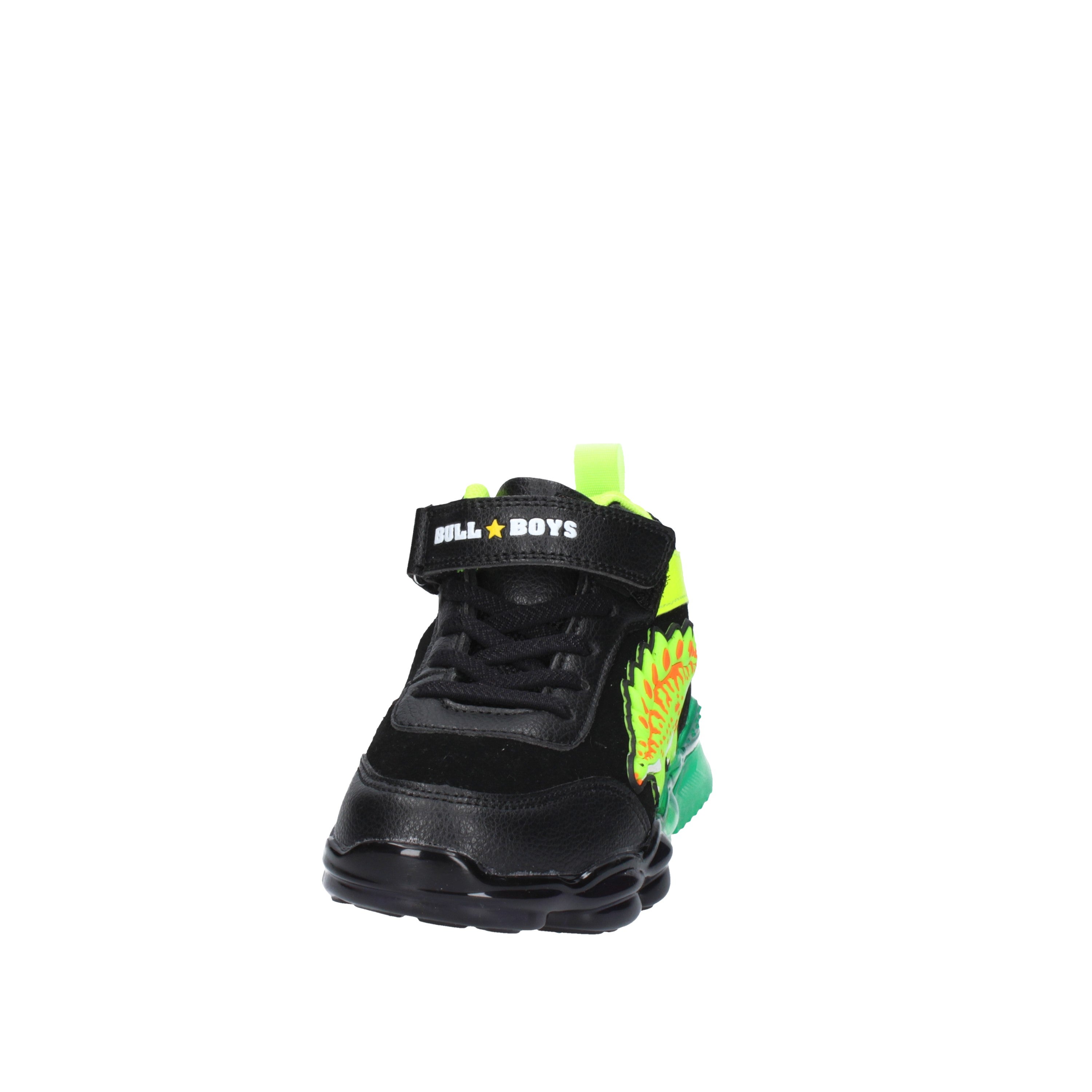 bull boys sneakers modello stegosauro black/suede dnal2202