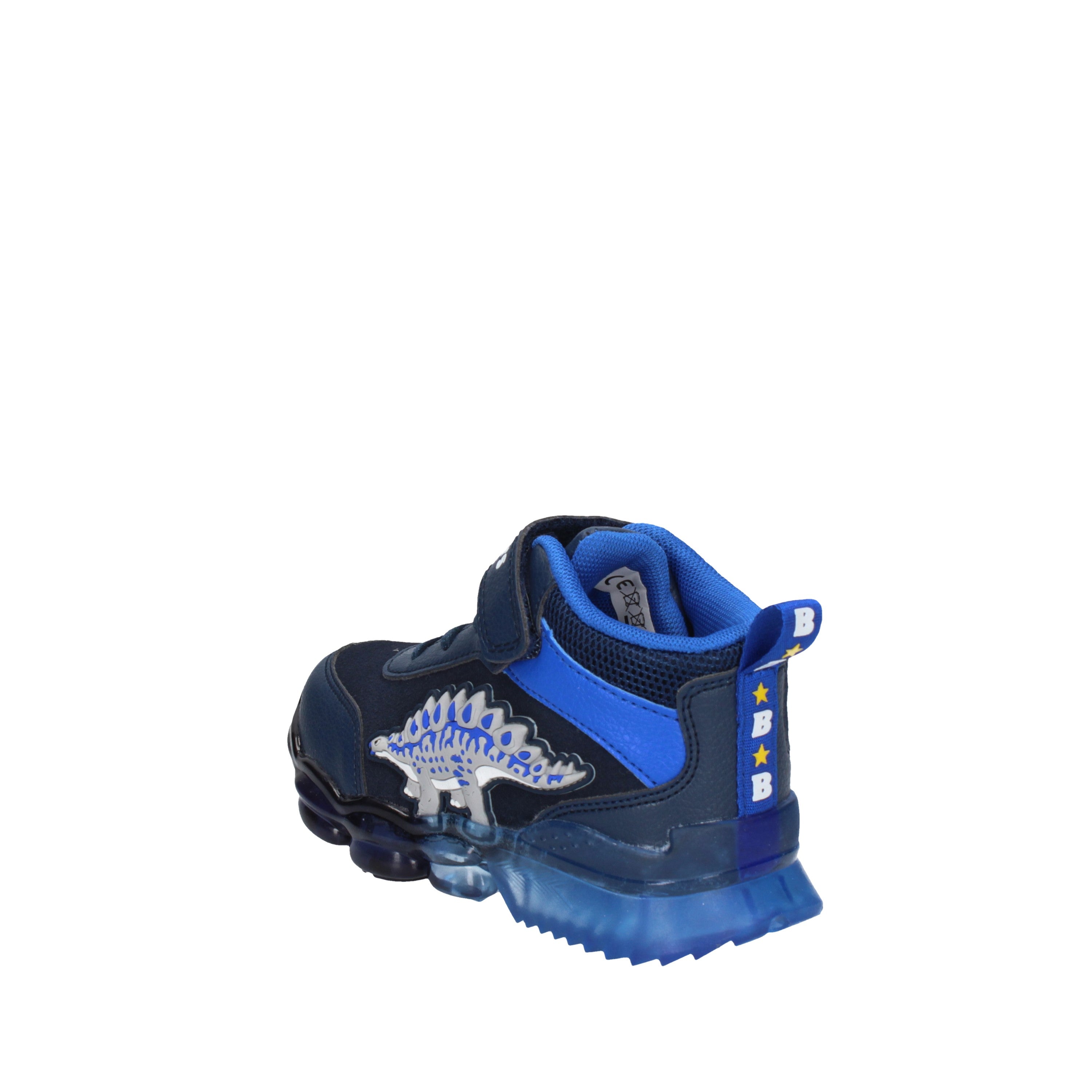 bull boys sneakers modello stegosauro blu/suede dnal2202