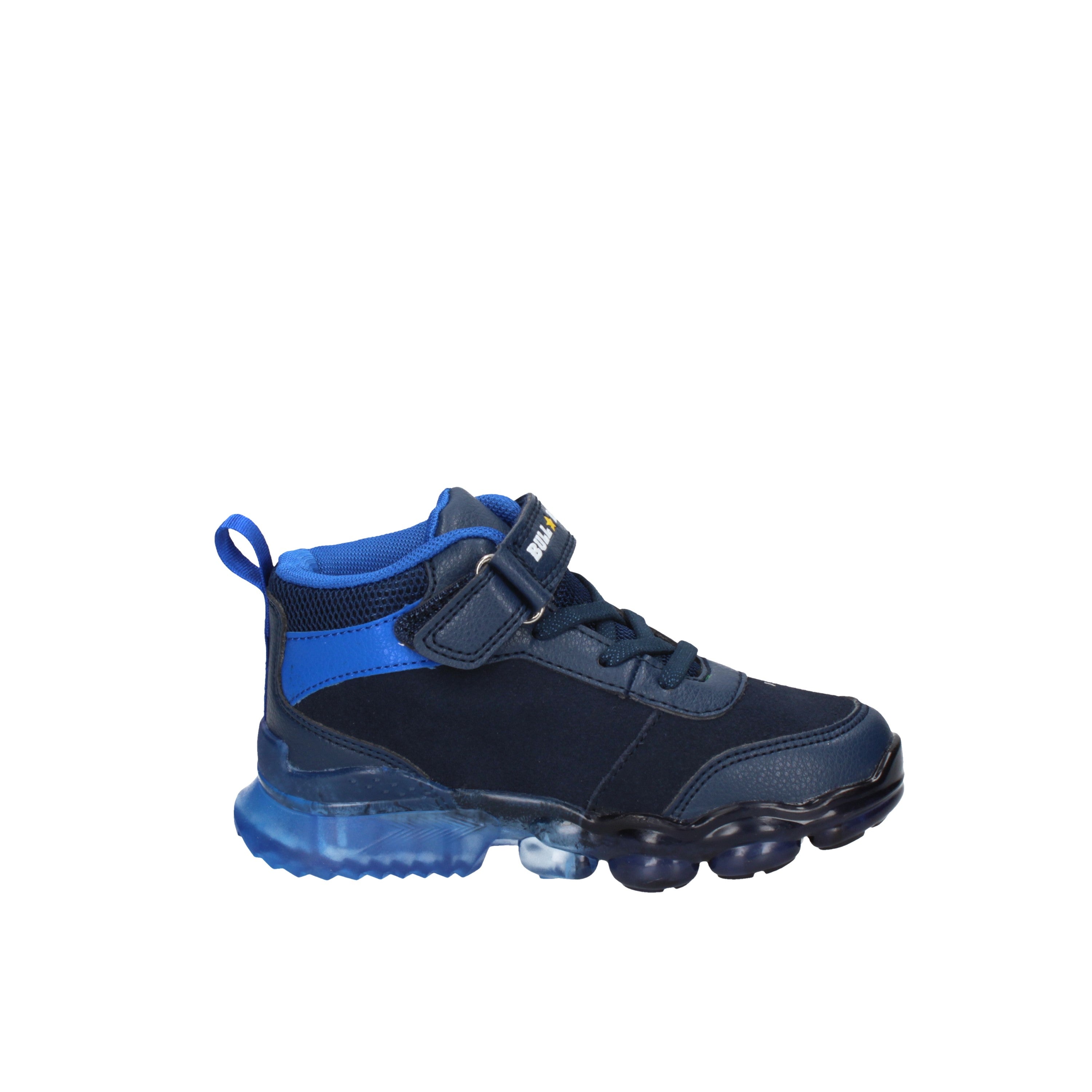 bull boys sneakers modello stegosauro blu/suede dnal2202