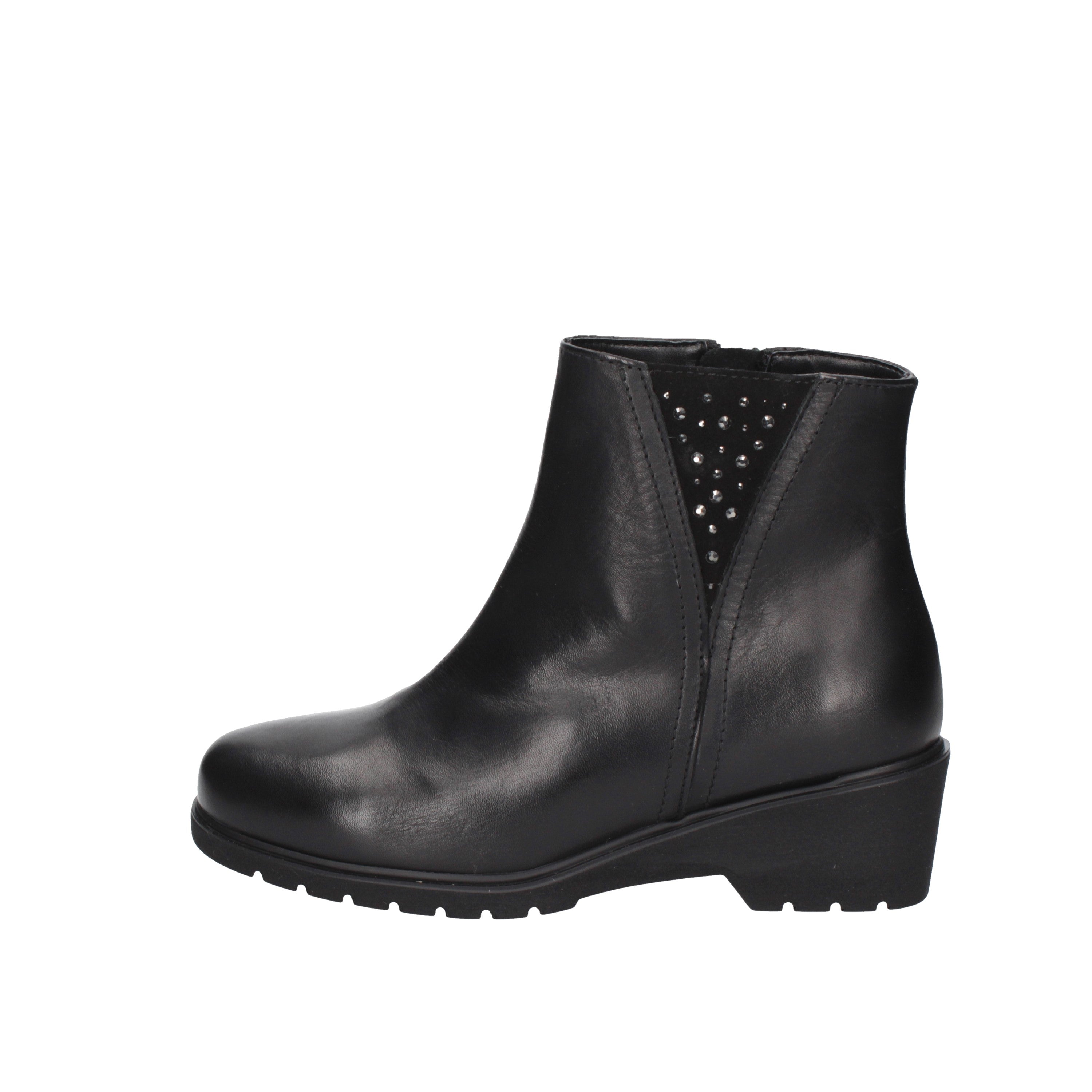 melluso tronchetto modello martina naturale/nero r35602b