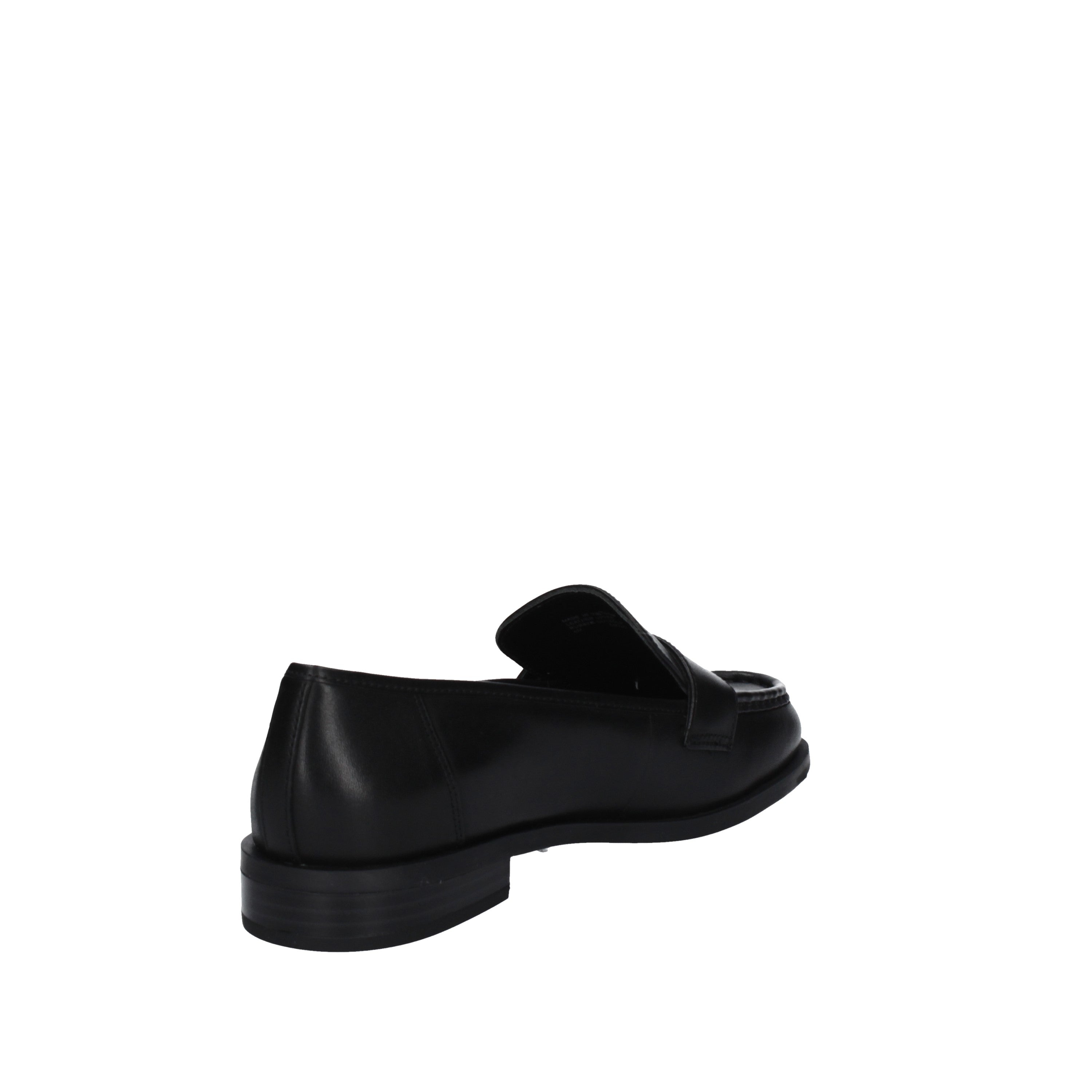 michael kors mocassino modello padma loafer leather/mk faux lock black 40t2pdfp1l