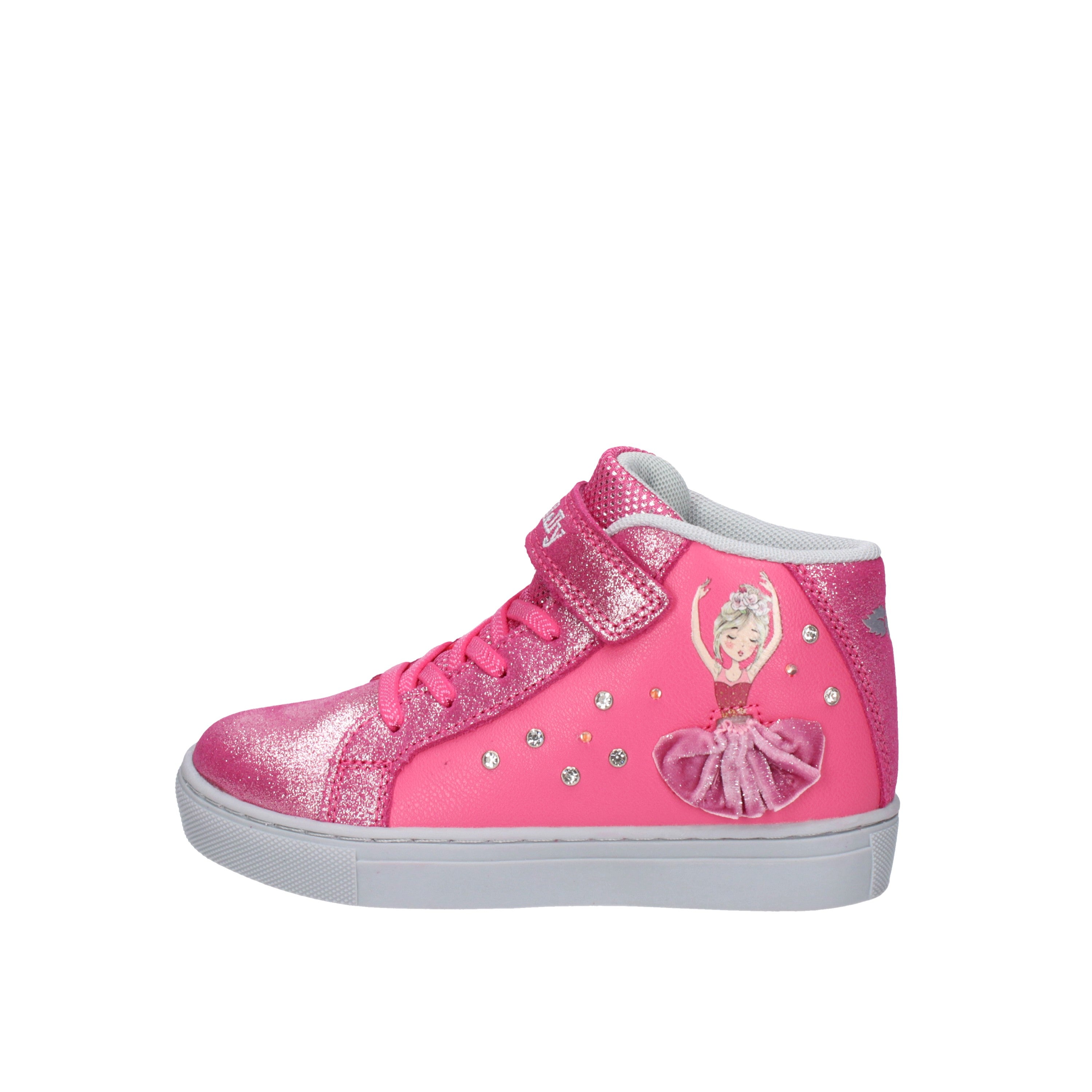 lelli kelly sneakers modello mille stelle fuxia lkal2286