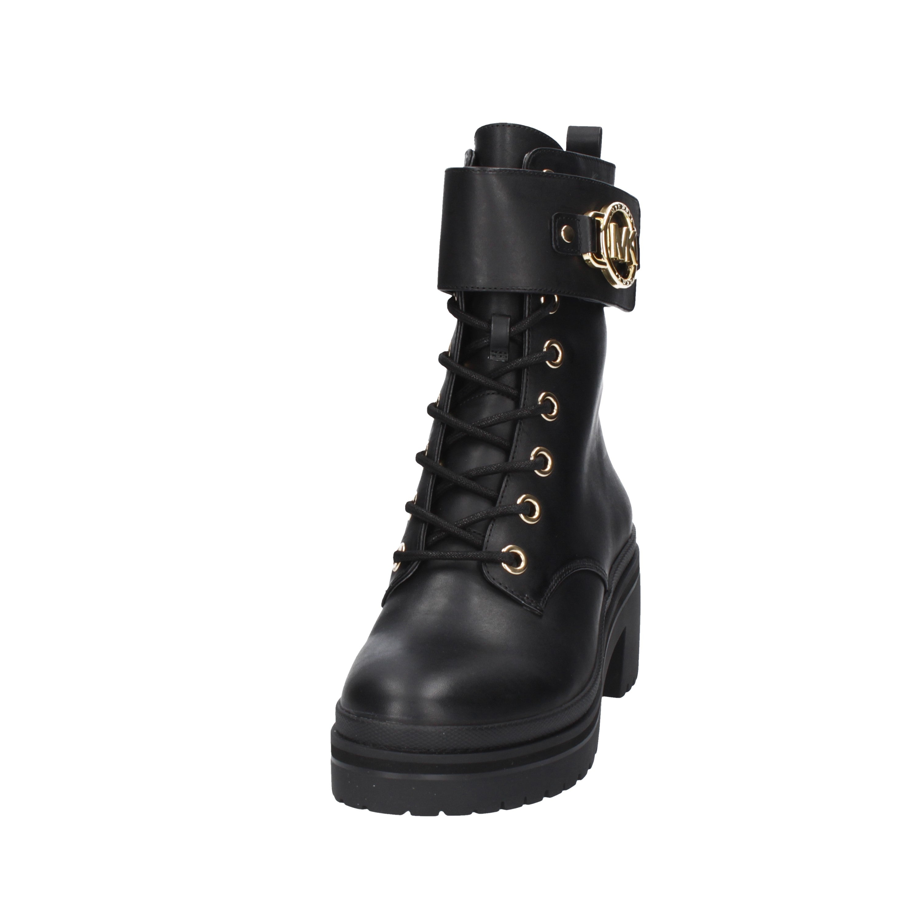 michael kors anfibio modello rory lug bootie leather black 40f2r0me6l