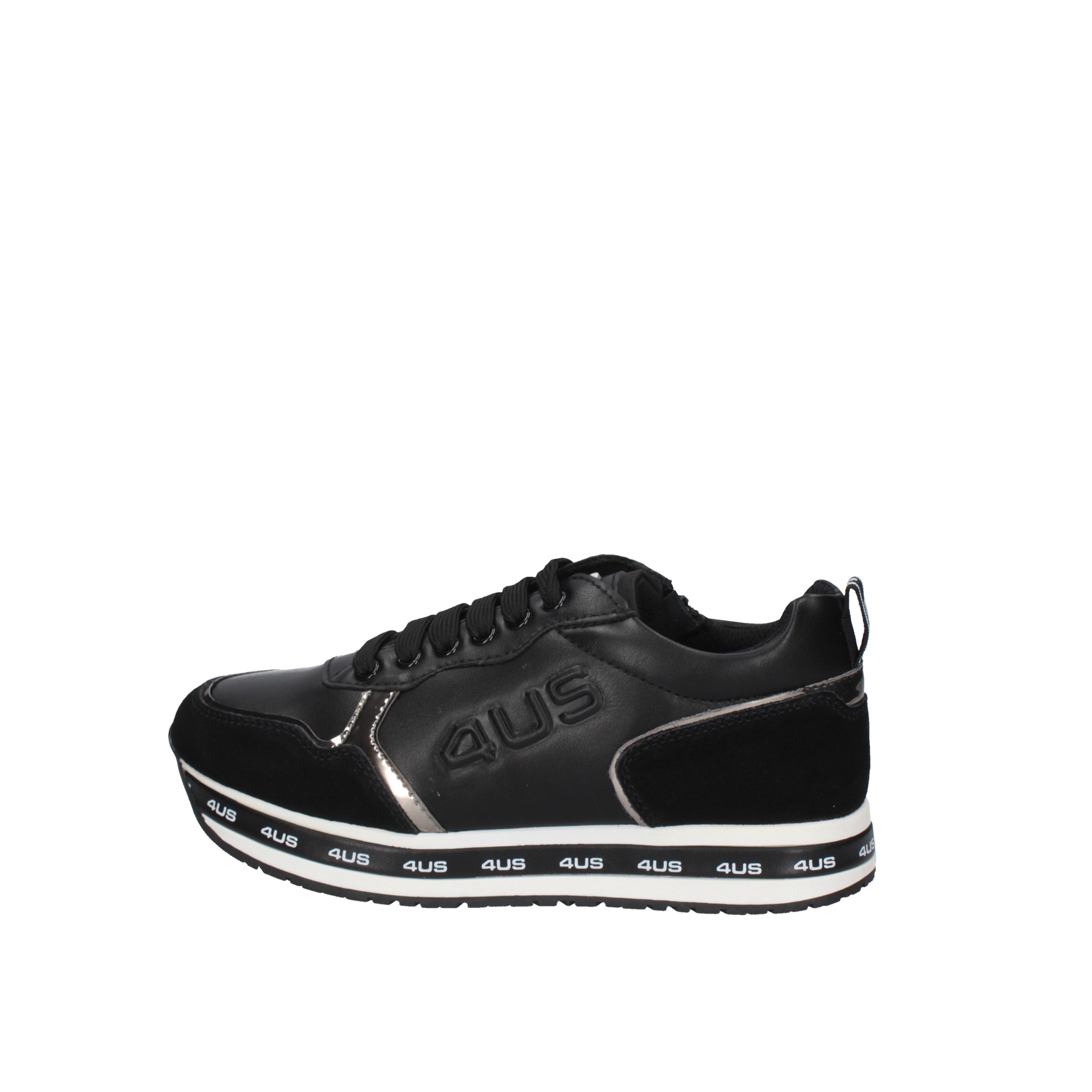 paciotti 4us sneakers modello in ecopelle black 42240
