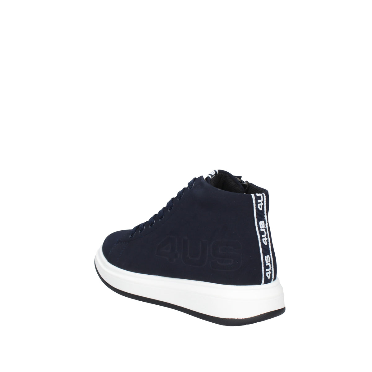 paciotti 4us sneakers modello in camoscio nabuk blu 42104
