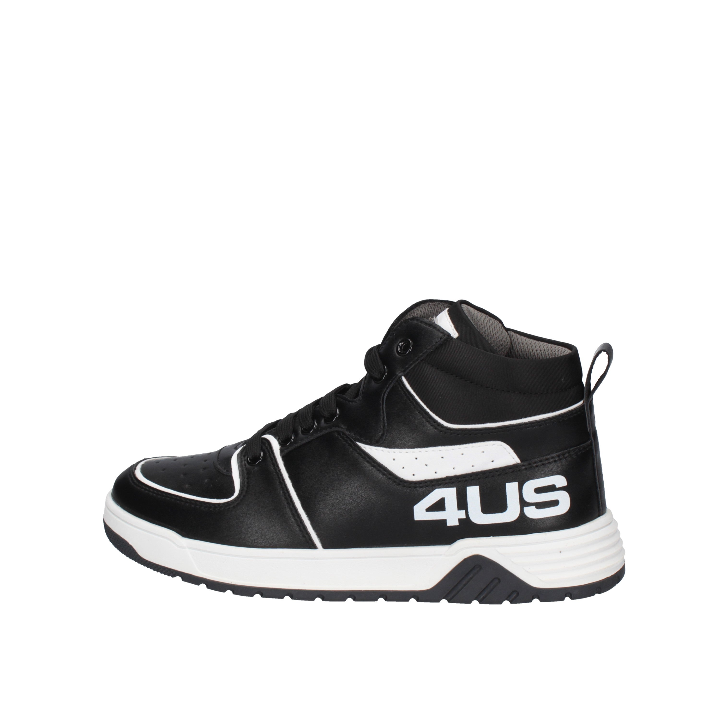 paciotti 4us sneakers modello in ecopelle black/white 42121