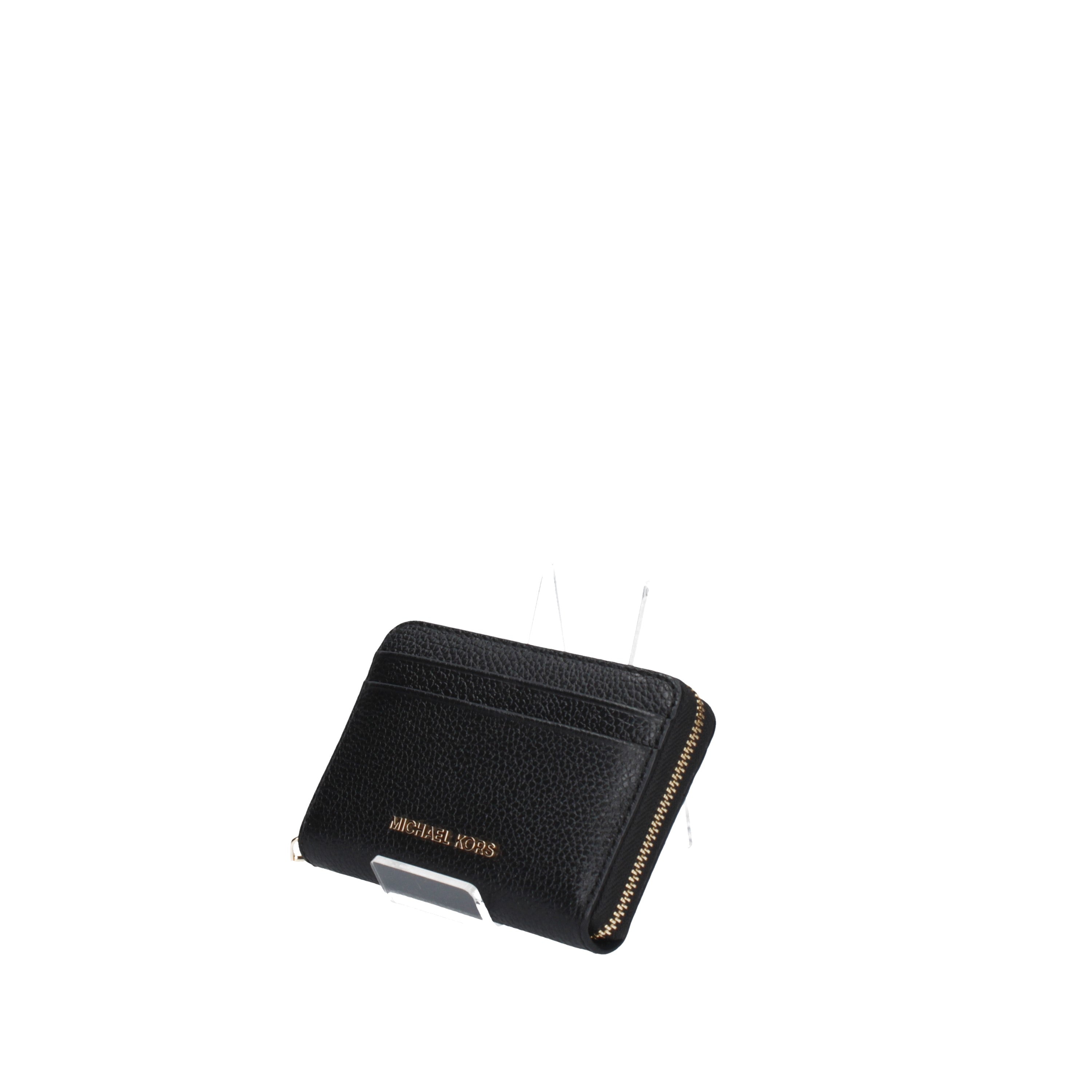 michael kors portafoglio Porta carte di credito zip-around Jet Set piccolo in pelle martellata 32t4gj6z5l