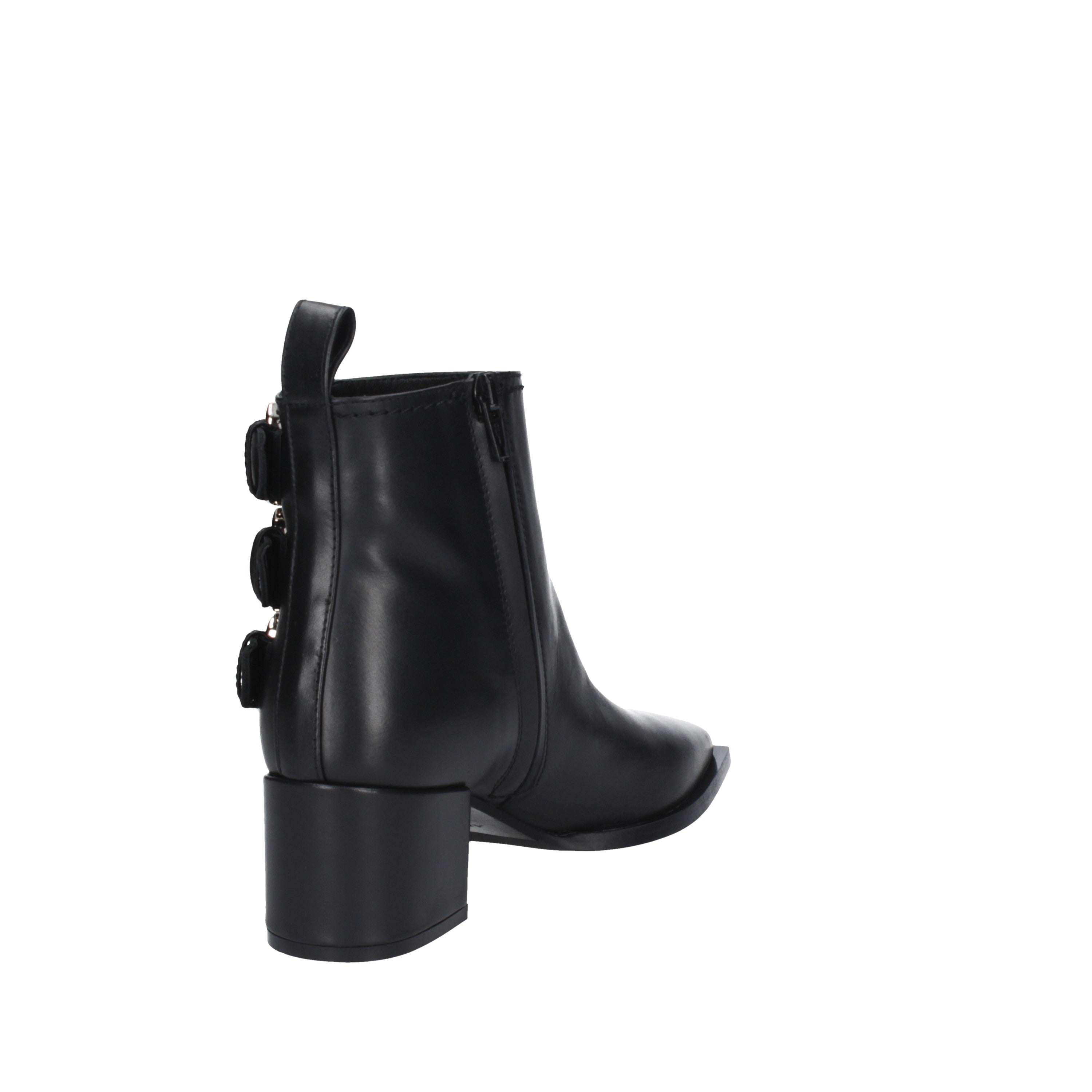 albano tronchetto in pelle nero 2759