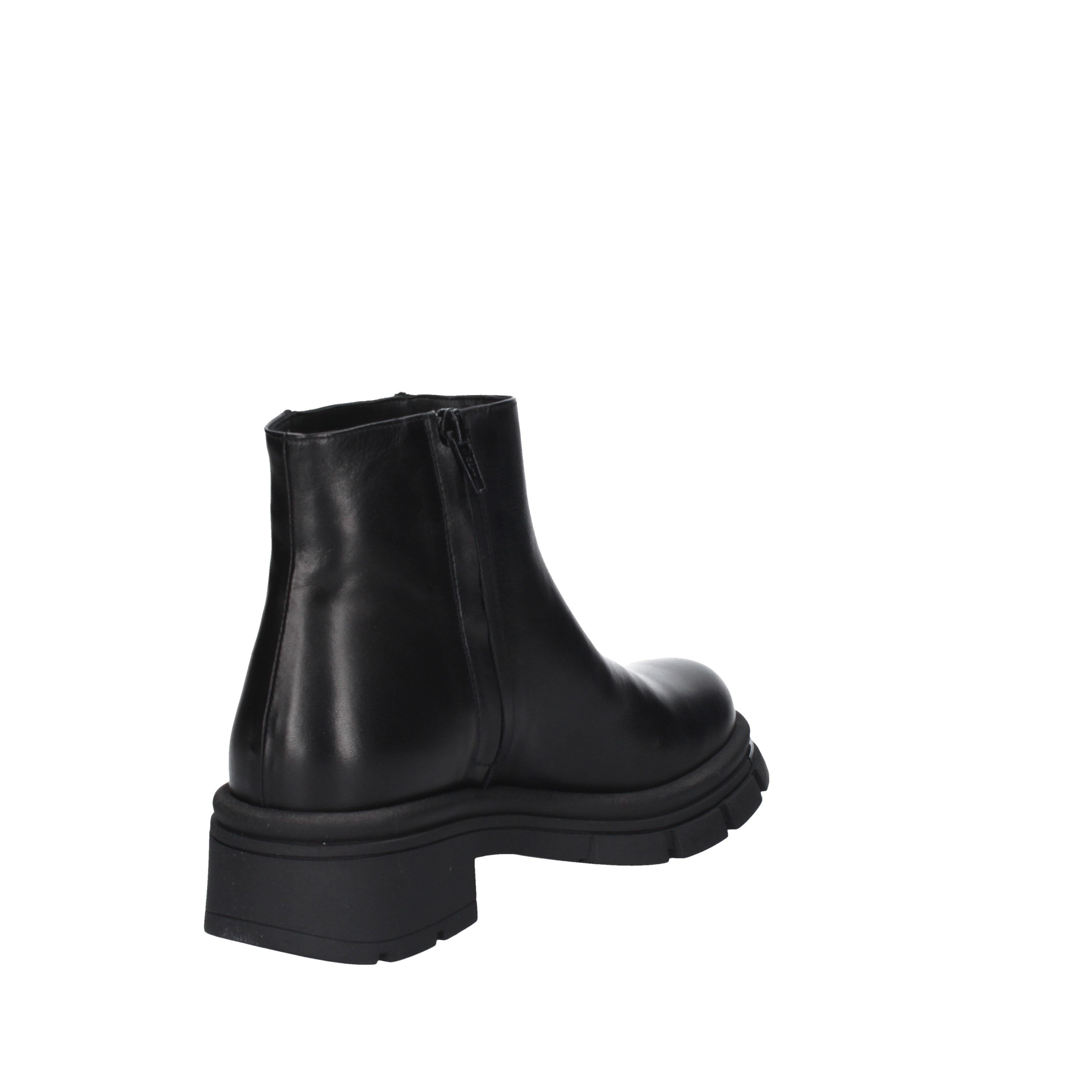 albano tronchetto in pelle nero 2801