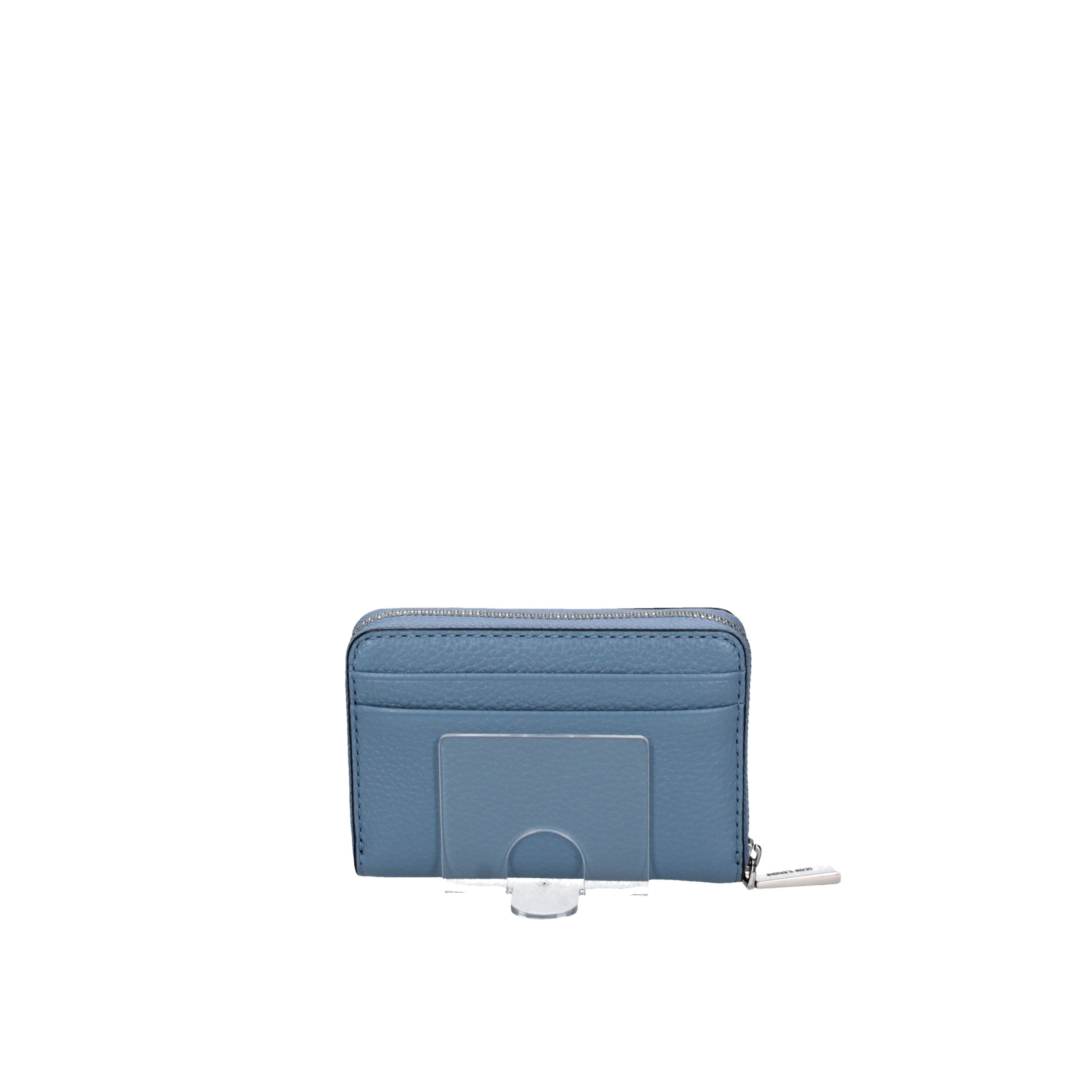 michael kors portafoglio Porta carte di credito zip-around Jet Set piccolo in pelle martellata 32t4sj6z5l