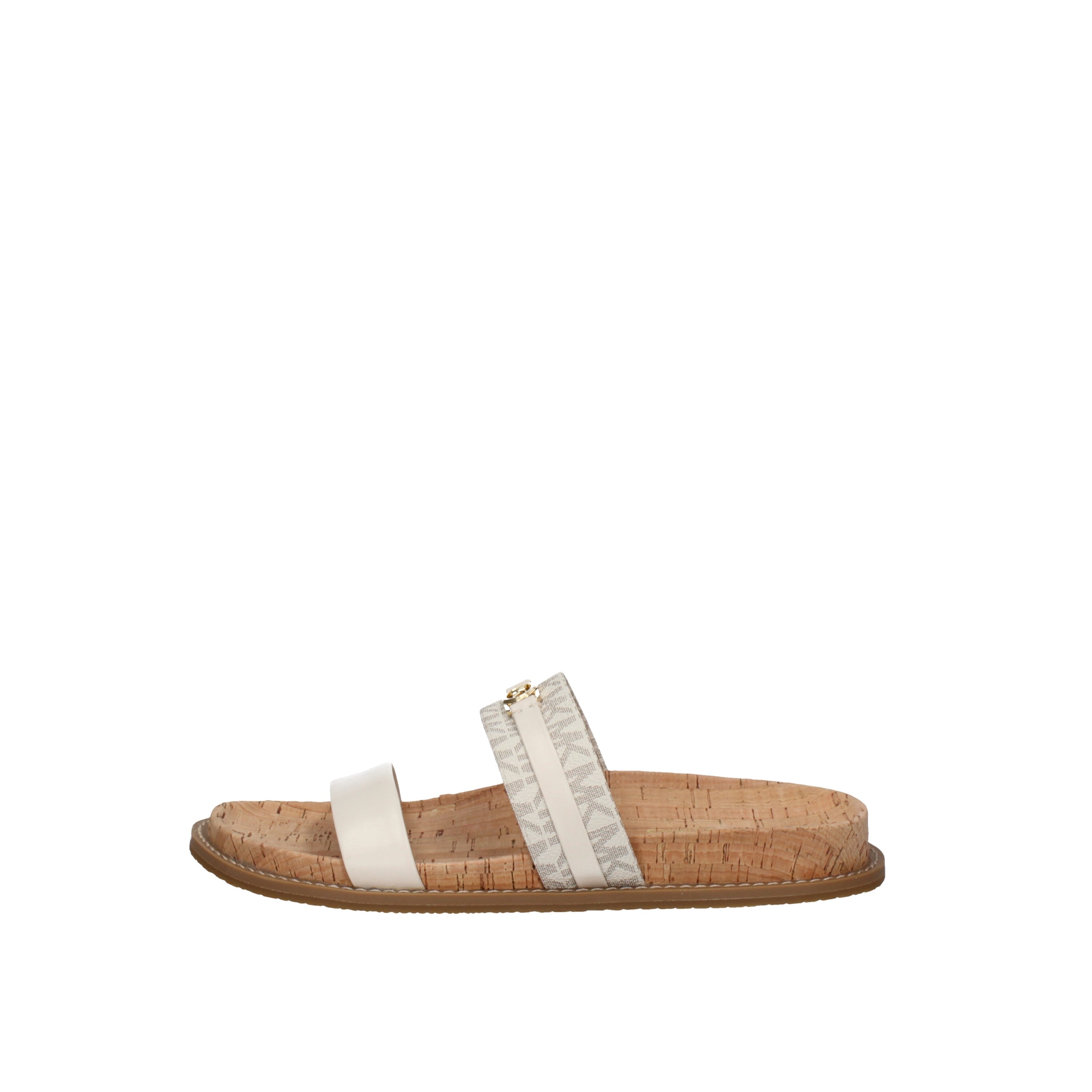 michael kors sandali basso Mandy con logo 40s5mafs3l