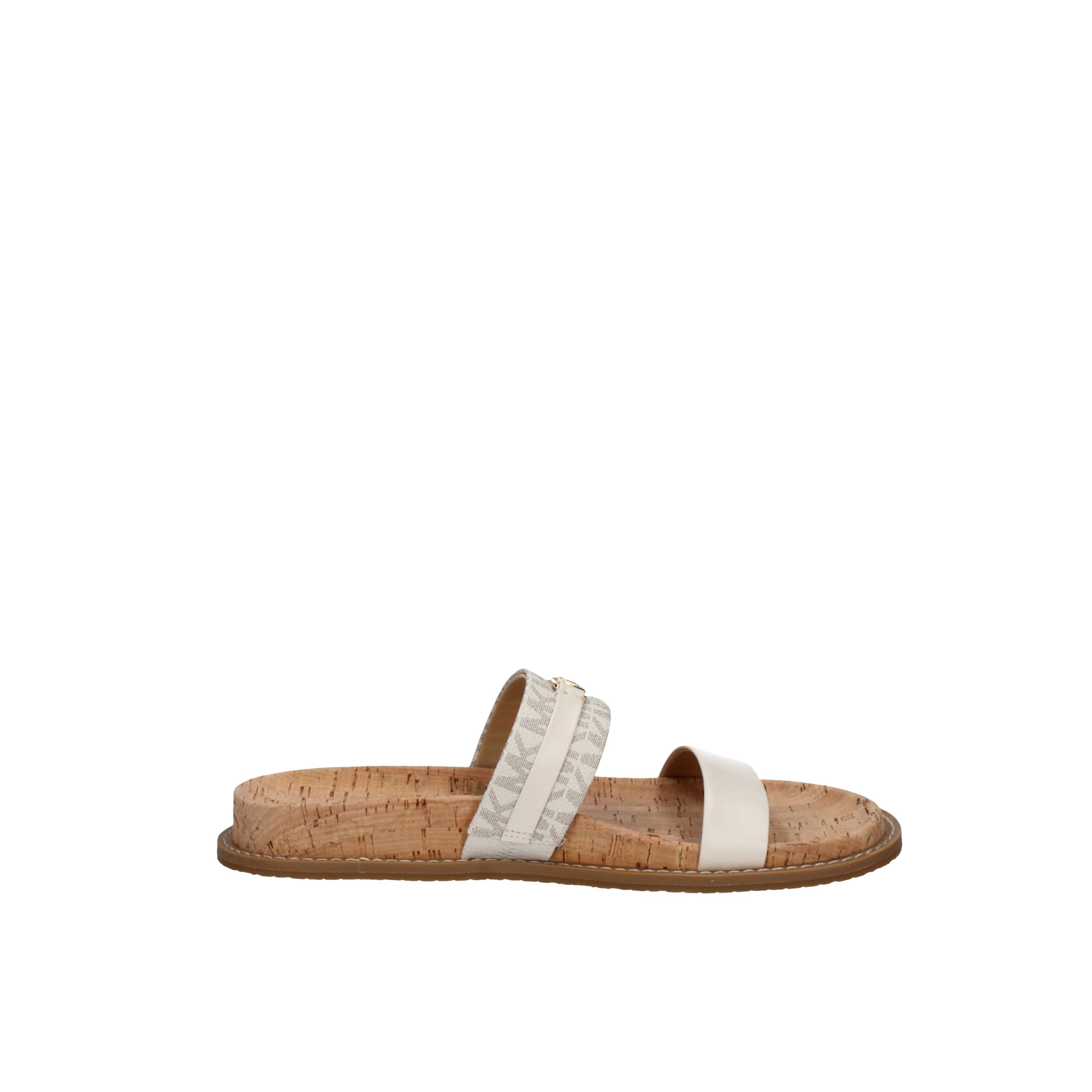 michael kors sandali basso Mandy con logo 40s5mafs3l