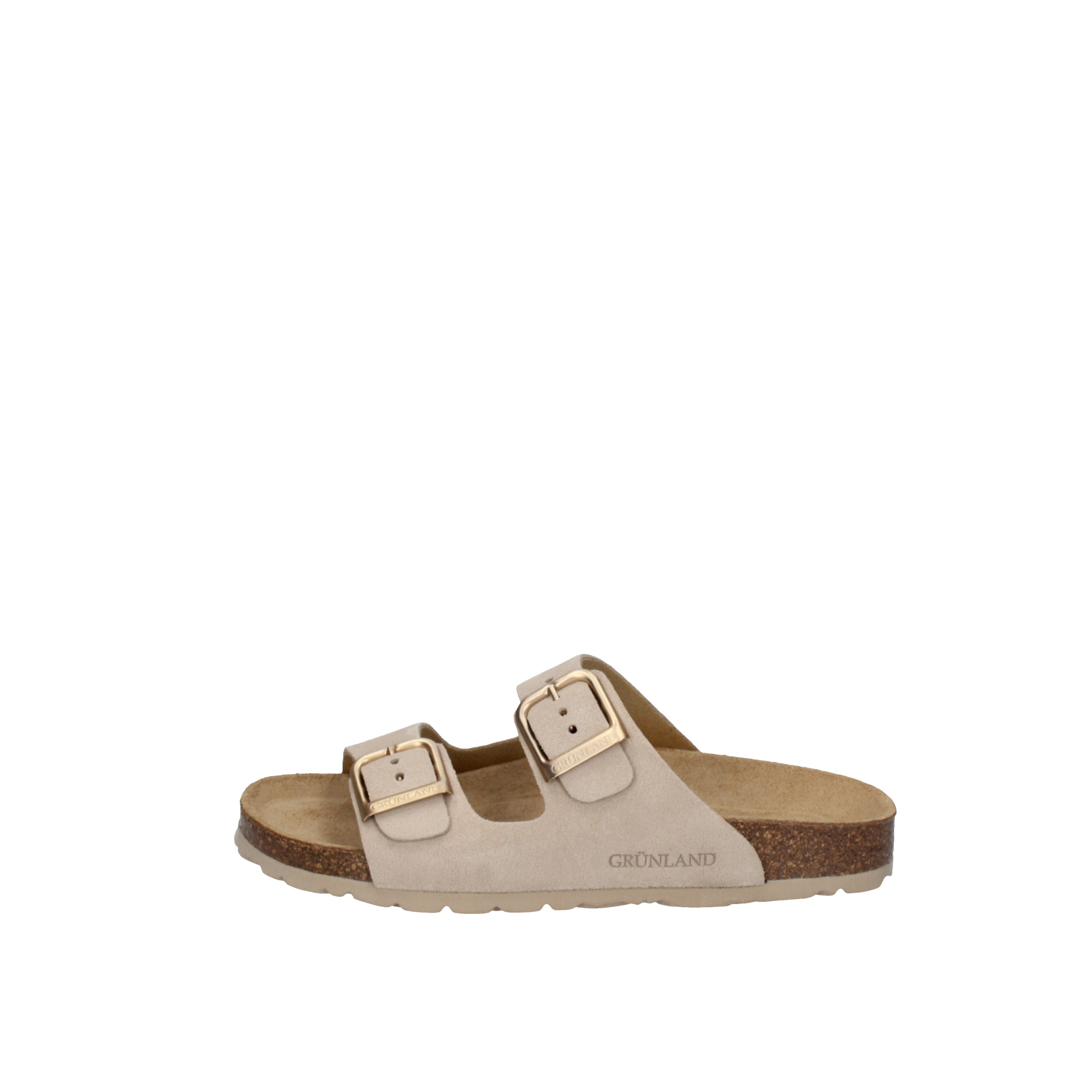 grunland sandali Ciabatta da donna a doppia fascia in camoscio | SARA cb2631