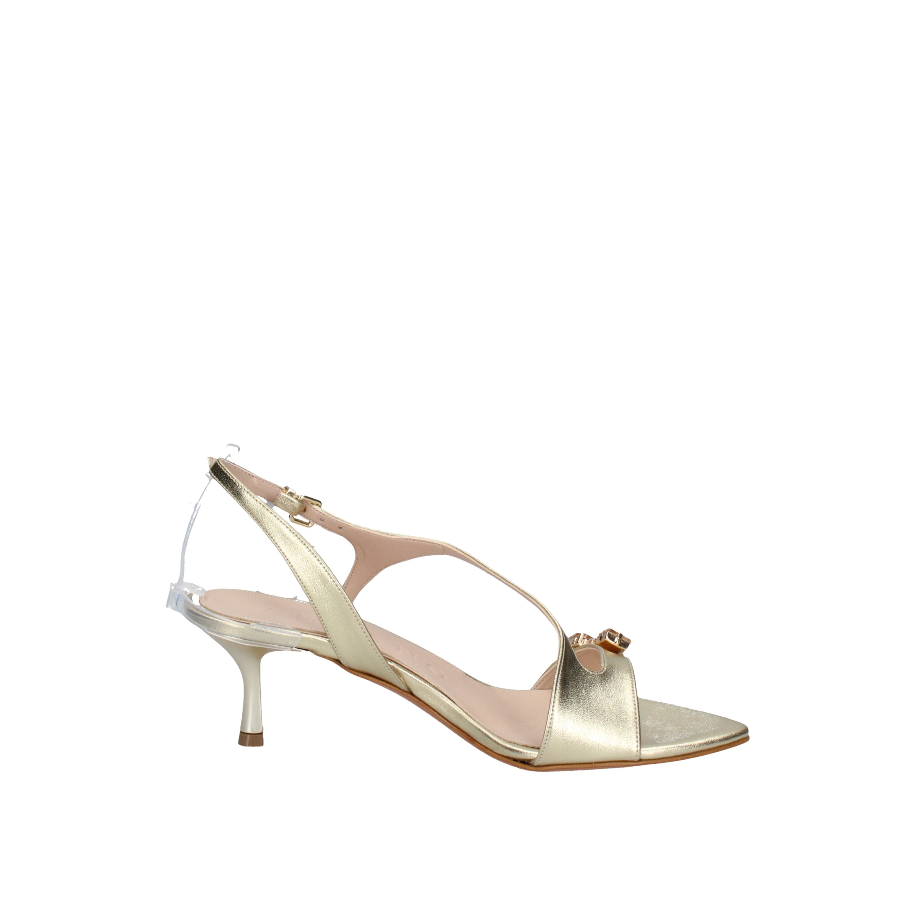 albano sandali platino con pietre 5331