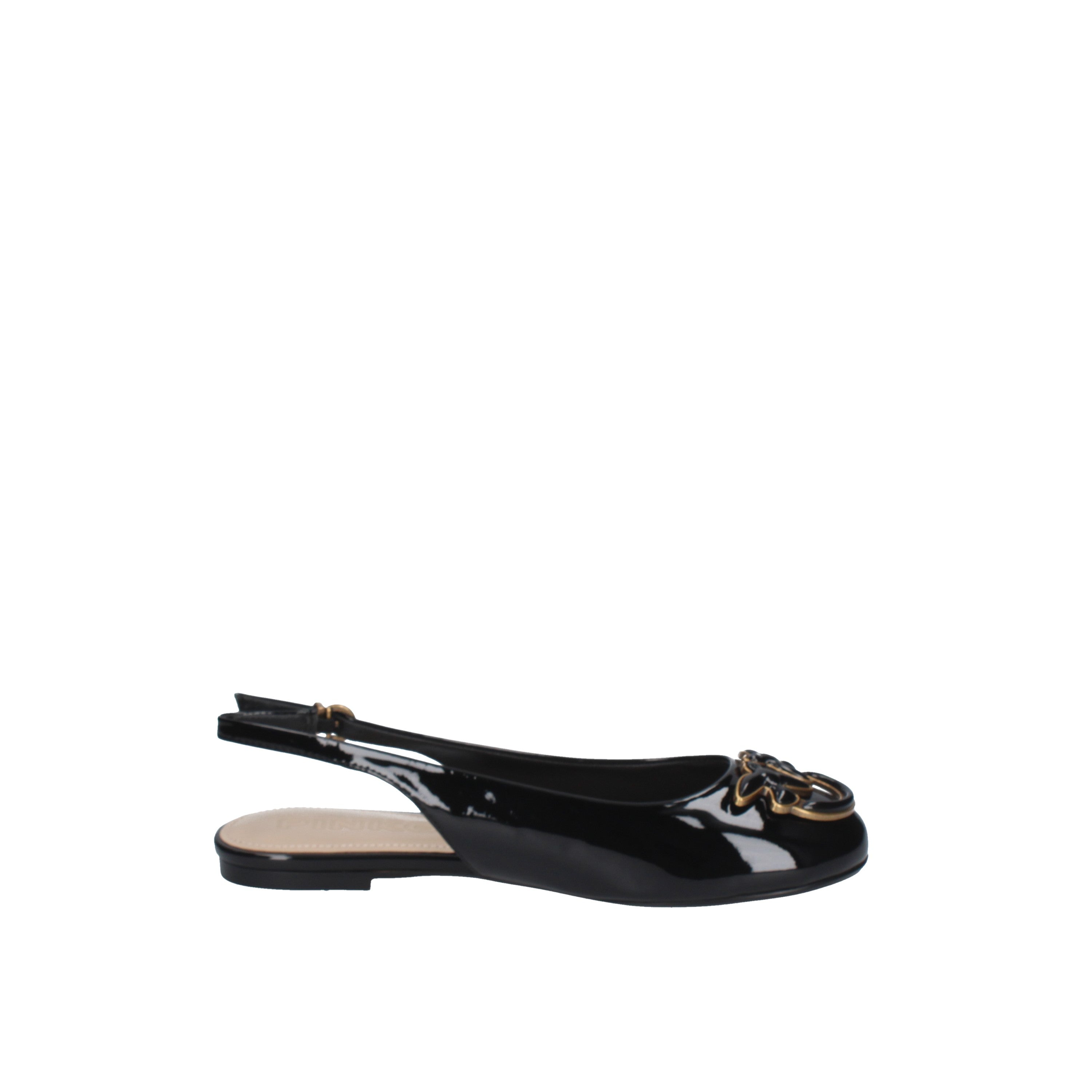 pinko Ballerine Slingback Pinko Nero Con Logo Love Birds Donna sd0247e002