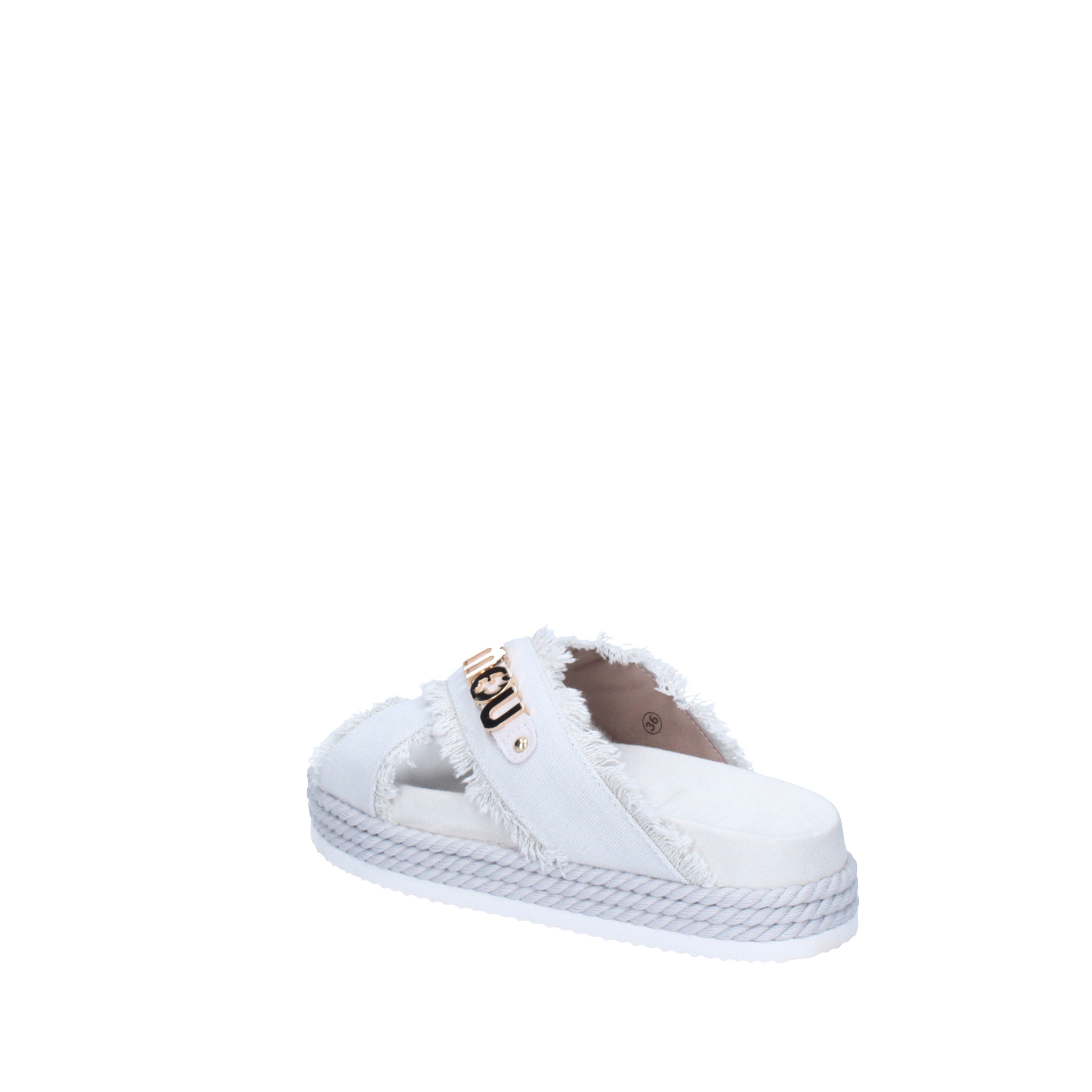 mou sandali Criss-cross rope sandal recycled canvas mu.sw451005k