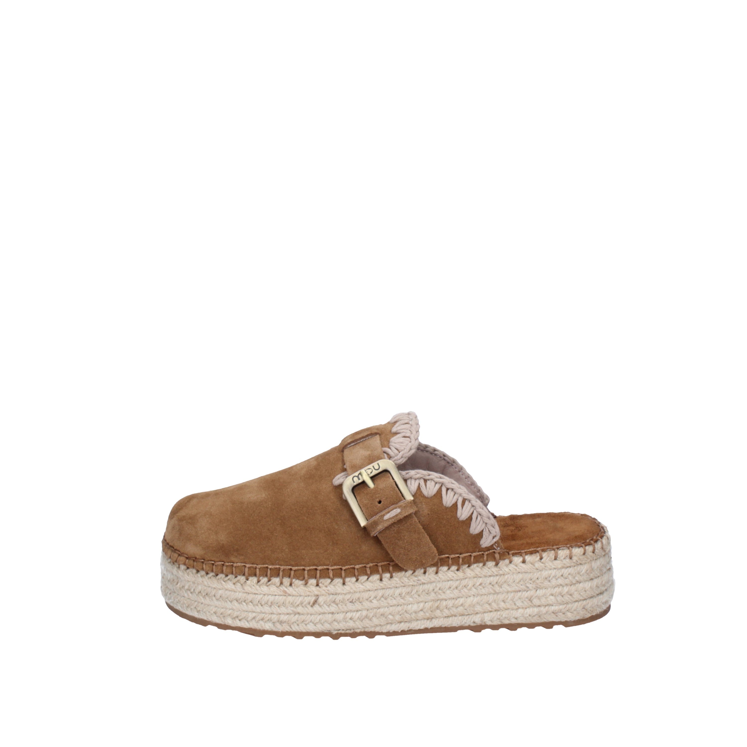 mou sandali Jute clog plain suede mu.sw641000a