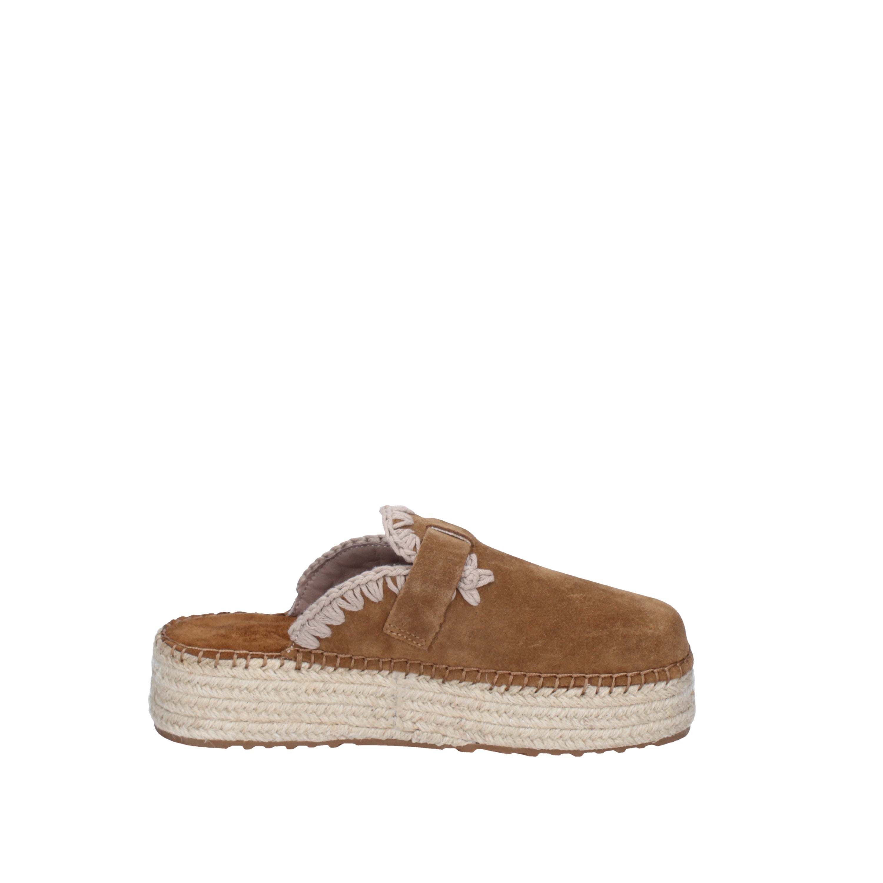 mou sandali Jute clog plain suede mu.sw641000a