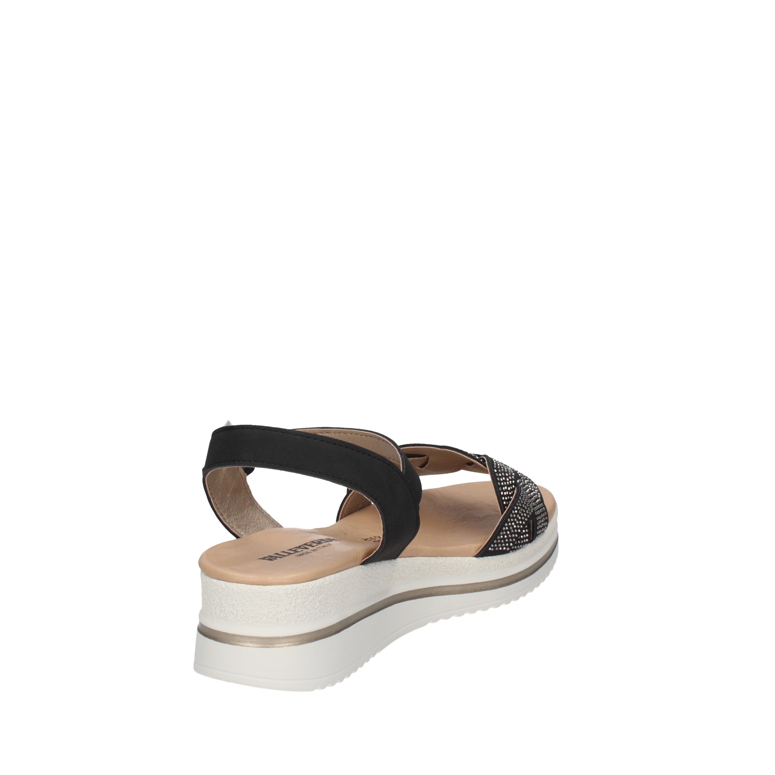valleverde sandali modello nero v55102