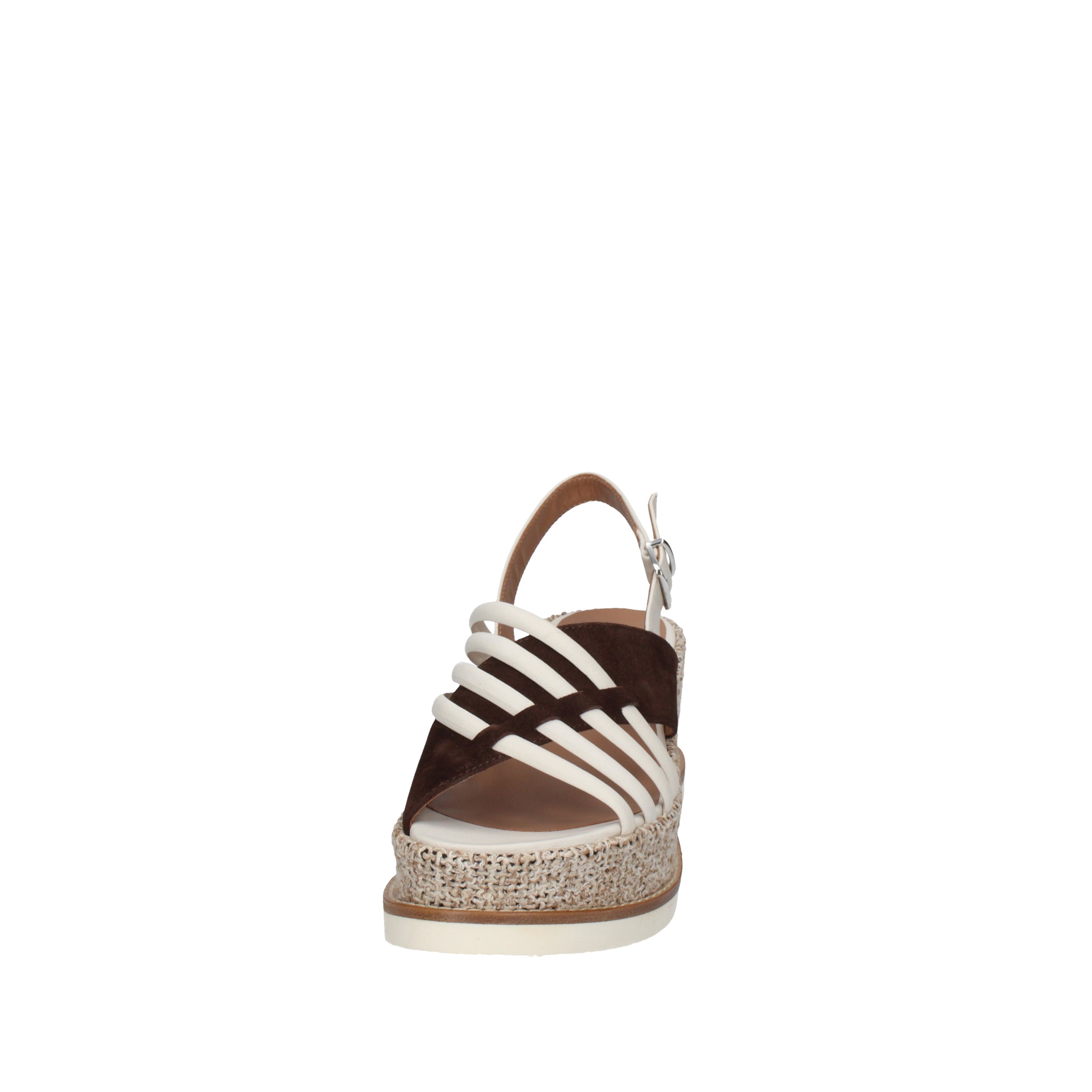 gianmarco sorelli sandali modello softy off white-camoscio moro 3027/jil/xlg