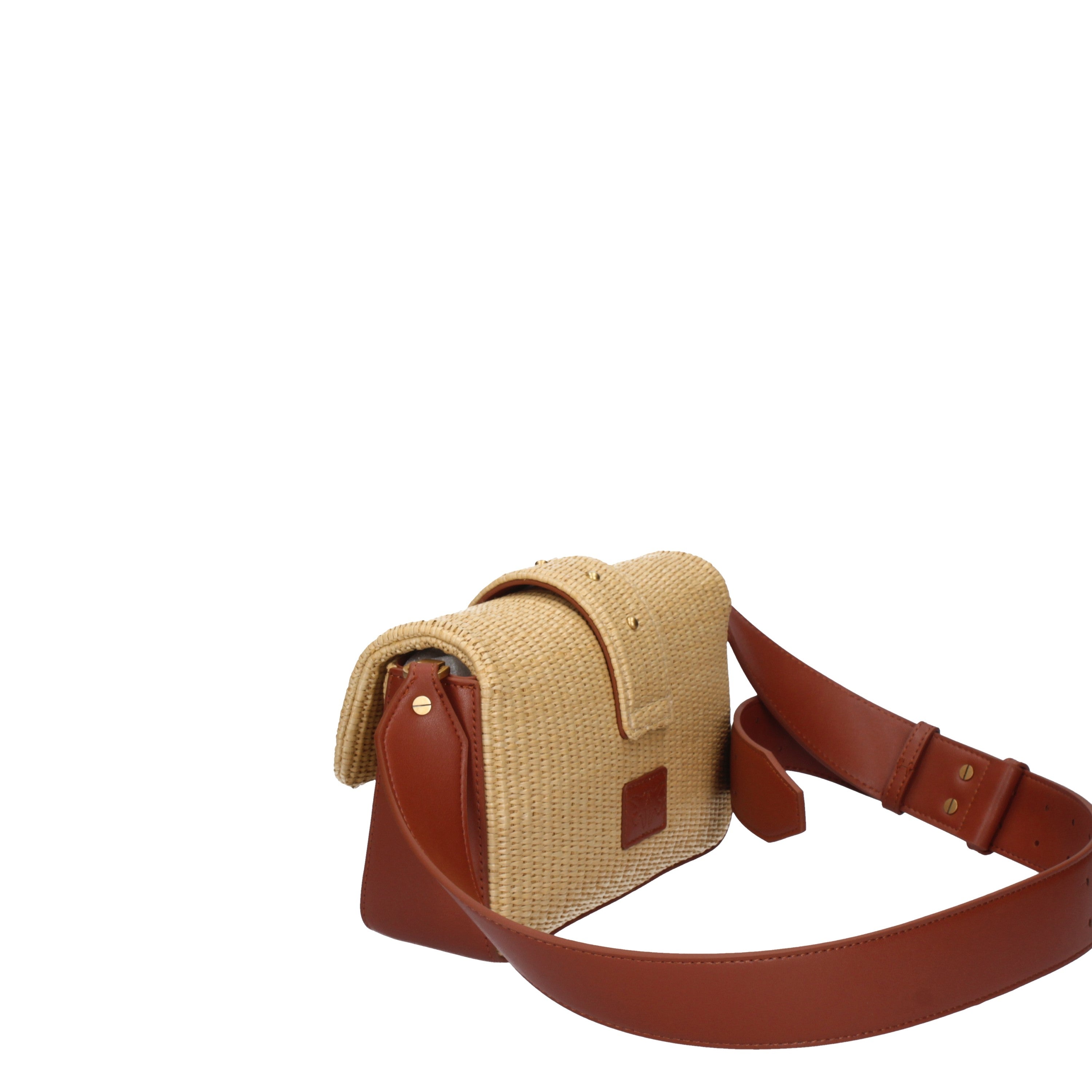 Pinko tracolla Love One Mini Slouchy Rafia crochet104340 a2cf