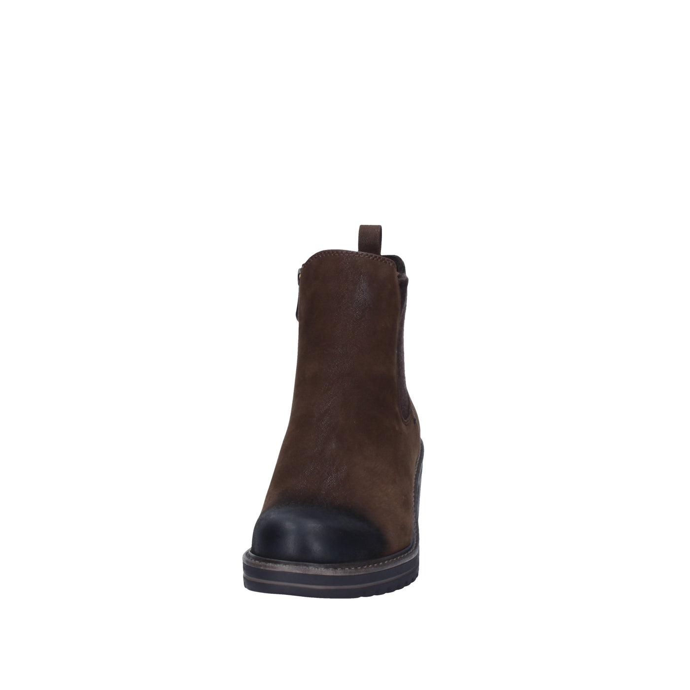 Stivaletti chunky neri da donna con zip laterali Swish Jeans Stivaletti chunky neri da donna con zip laterali Swish Jeans