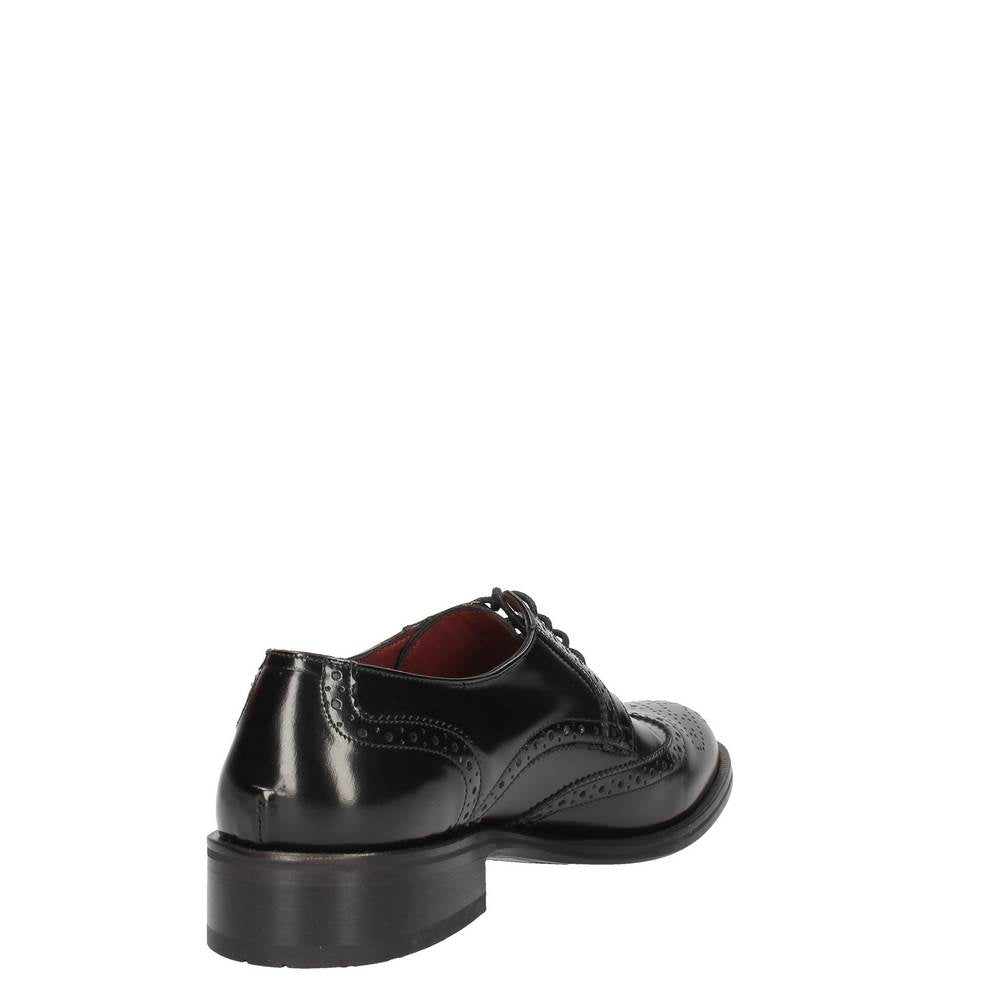 marini stringata spazzolato in stile inglese nero db01-ezf