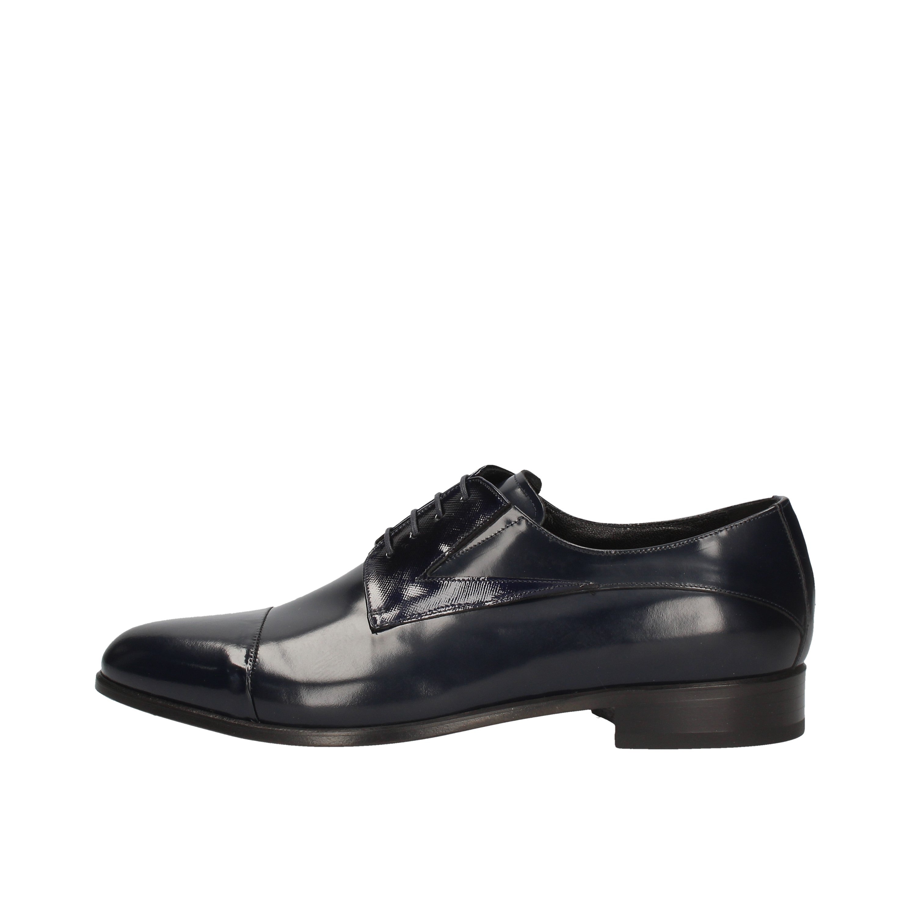 marini stringata spazzolato tissue blu b05/141