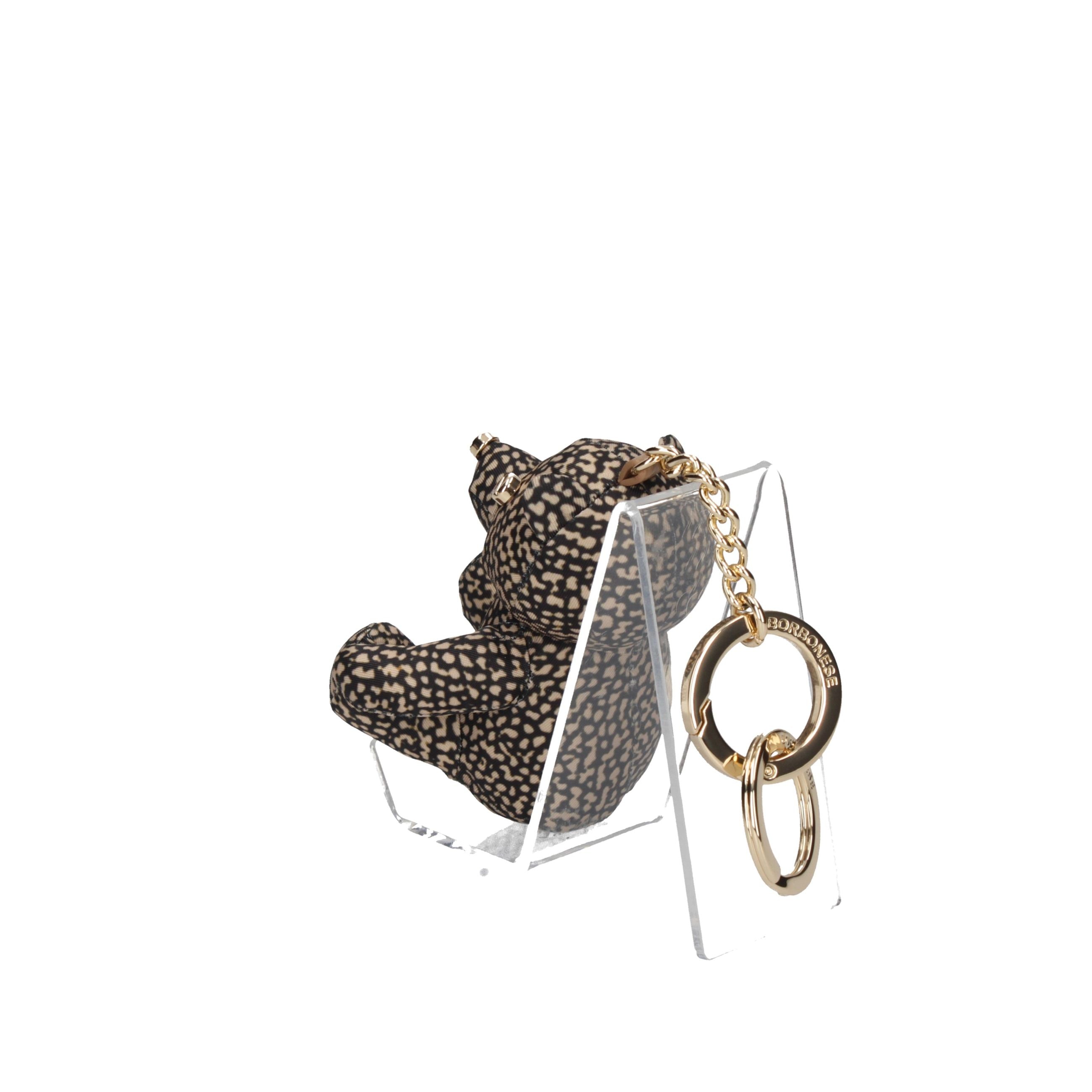 BORBONESE Portachiavi 930028-I15 OP NAT/NERO