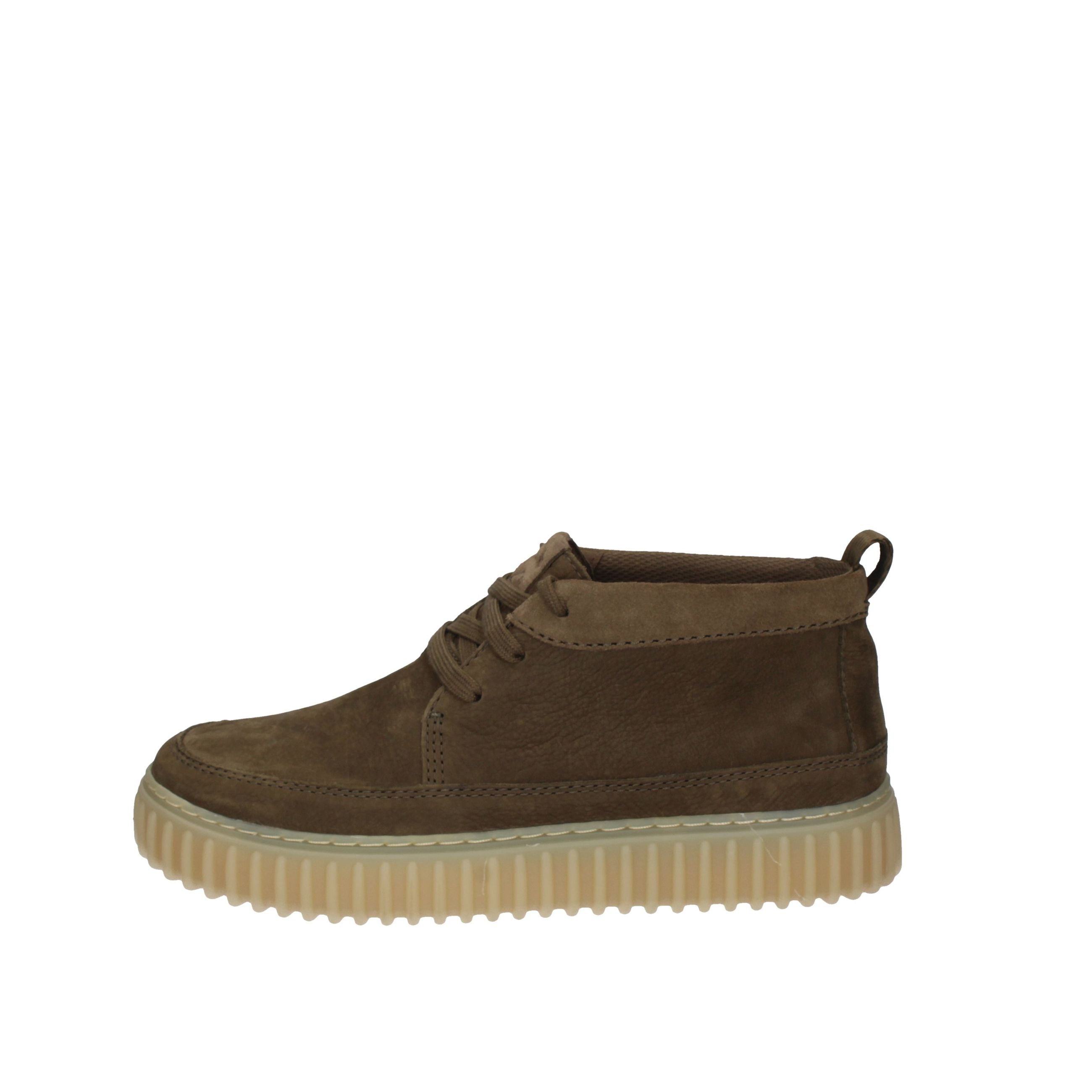 CLARKS Scarpe TORHILL LACEHI KHAKI/NABUK