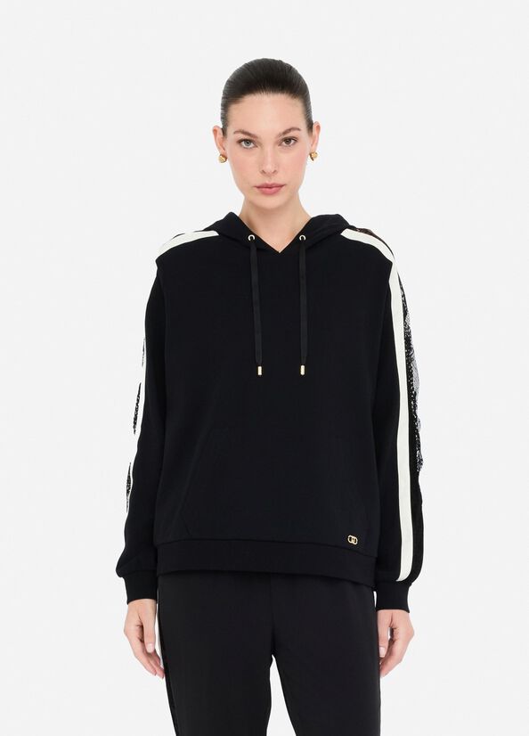 LIU JO abbigliamento TF5144J4523 NERO/BIANCO