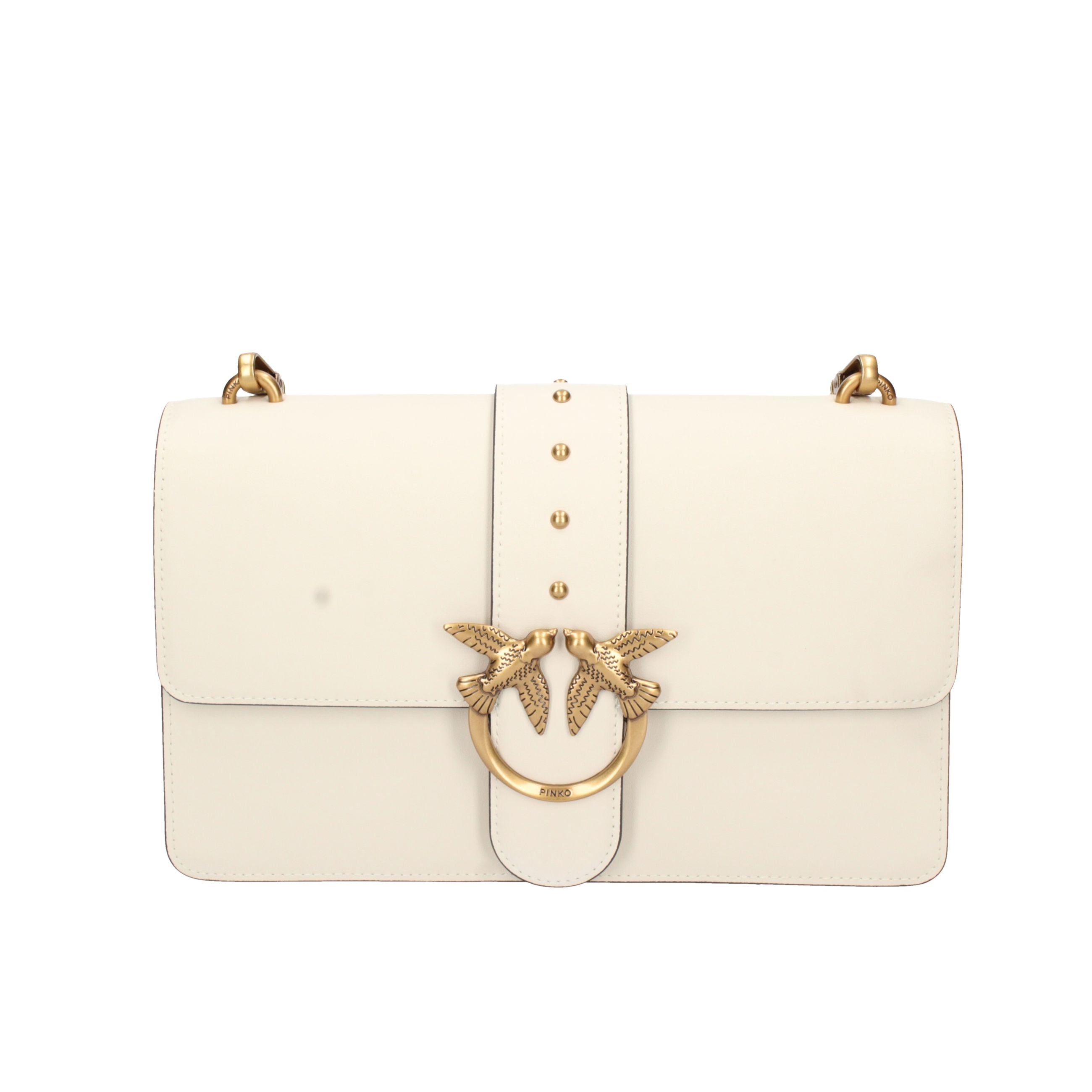 PINKO Borse 105857 A0F1 BIANCO SETA
