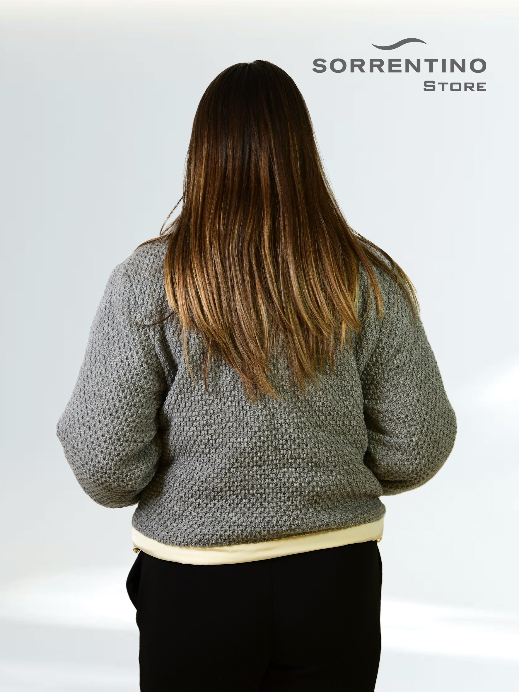 LIU JO abbigliamento TF5015MA93F GRIGIO/B.CO LATTE