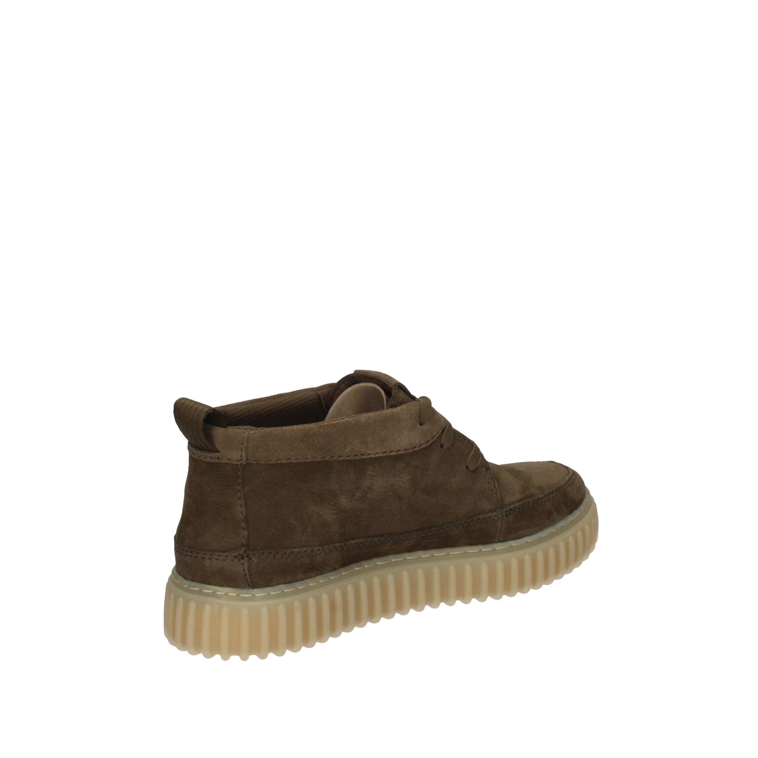 CLARKS Scarpe TORHILL LACEHI KHAKI/NABUK