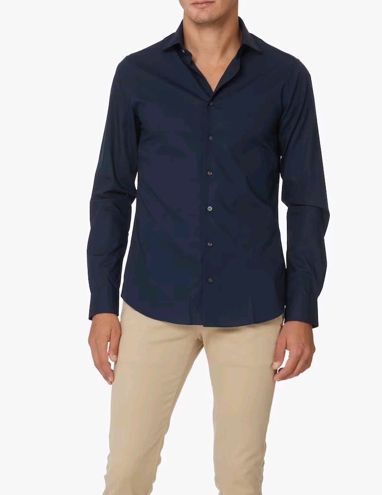 michael kors camicia modello slim fit midnight md0md90425