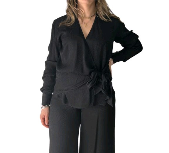 kocca blusa camicetta svasata blanche